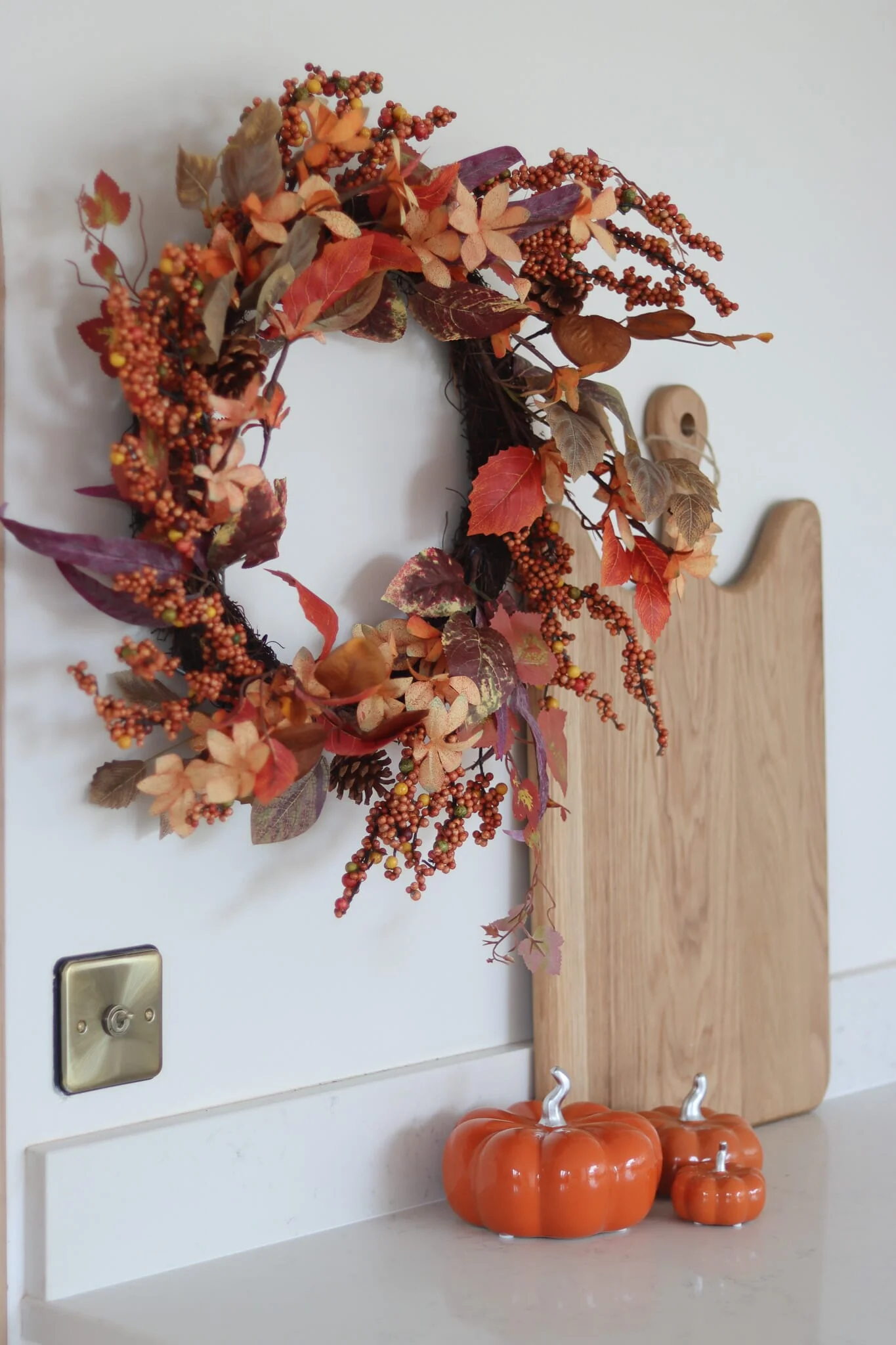 Autumn Wreath - Pine Cones - Image 2