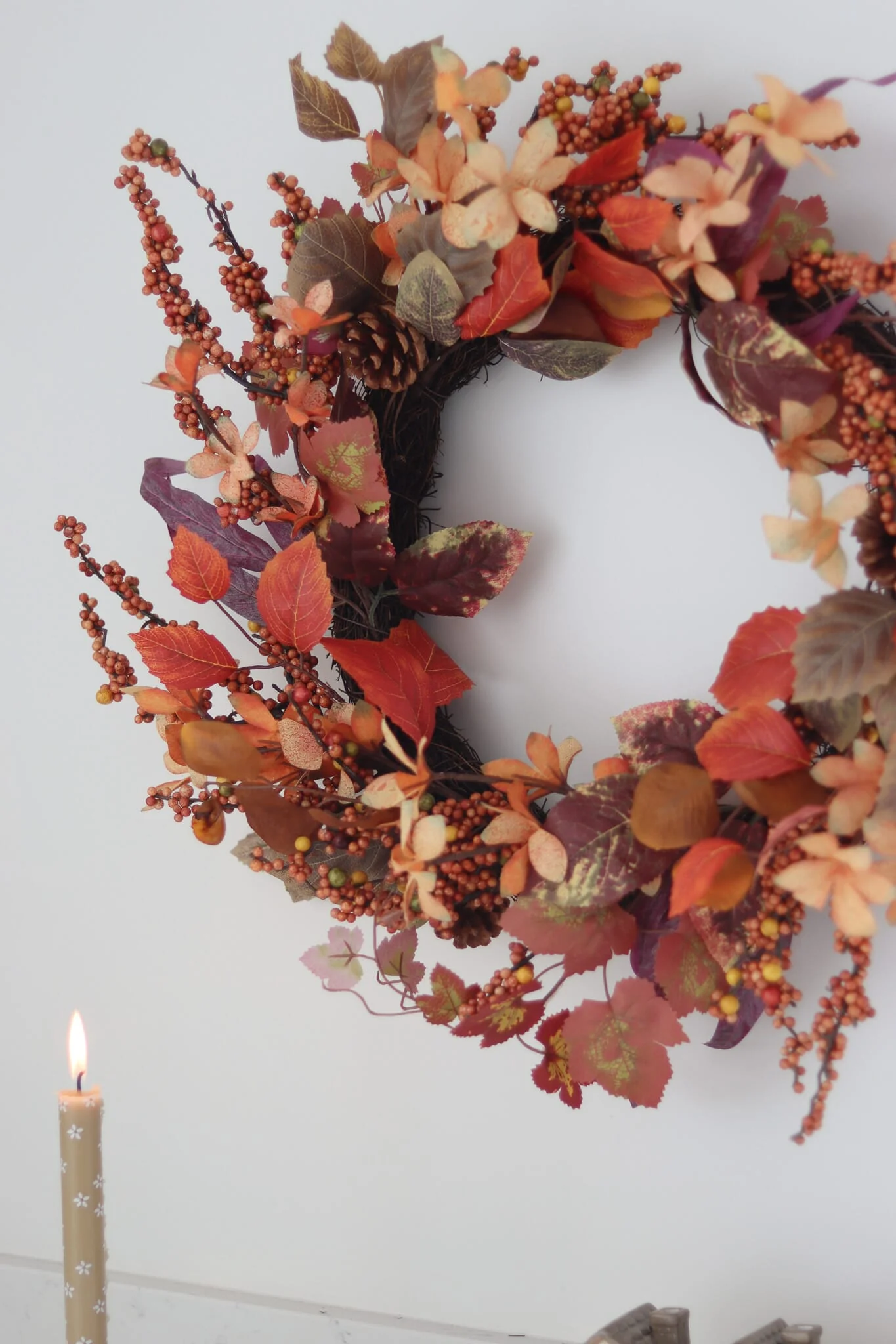 Autumn Wreath - Pine Cones - Image 5