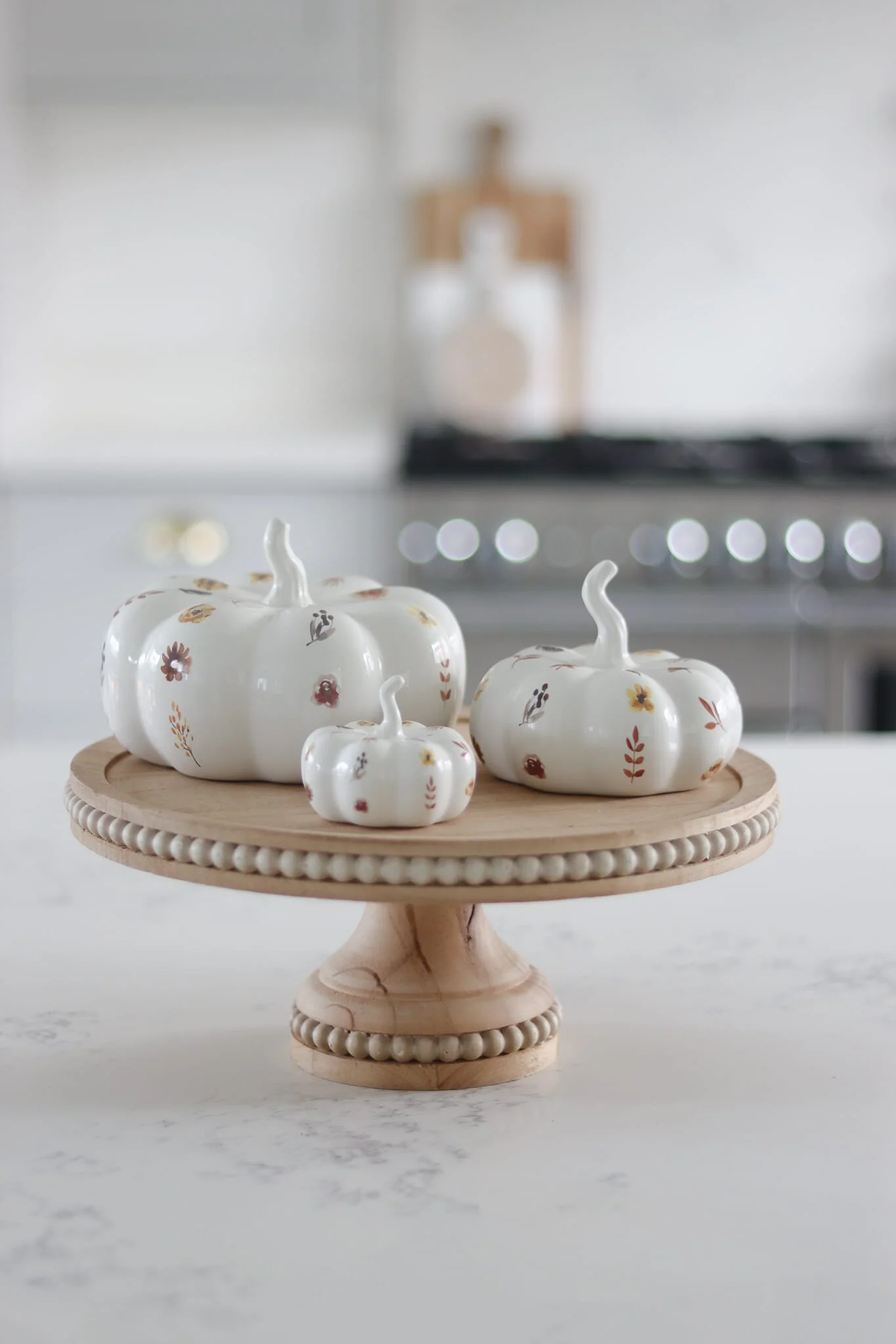Wooden Cake Stand - Natural