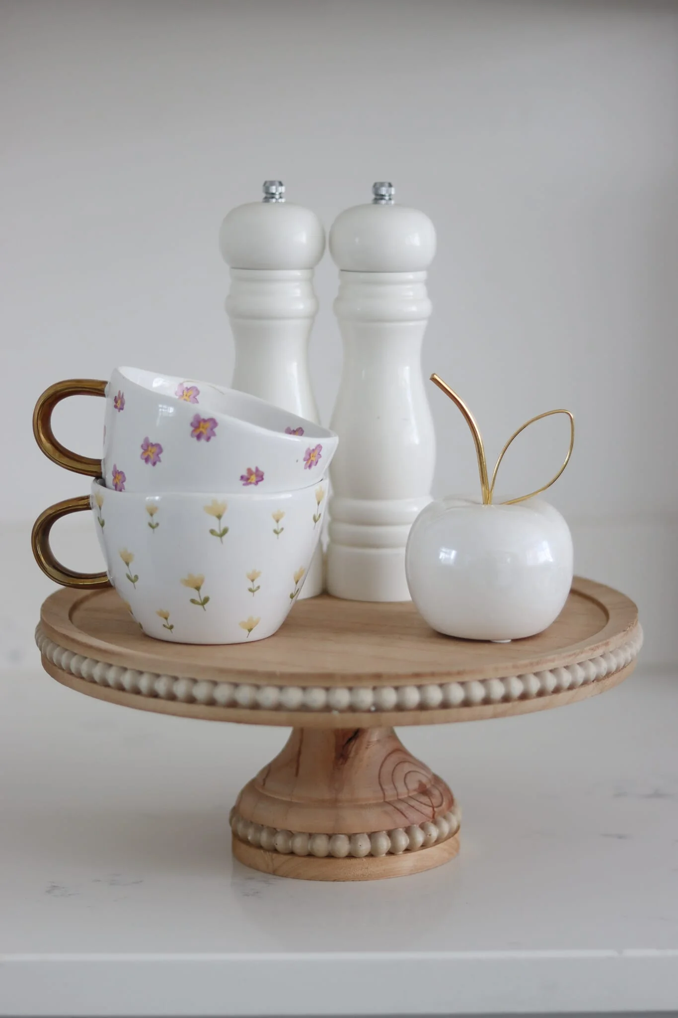 Wooden Cake Stand - Natural - Image 2