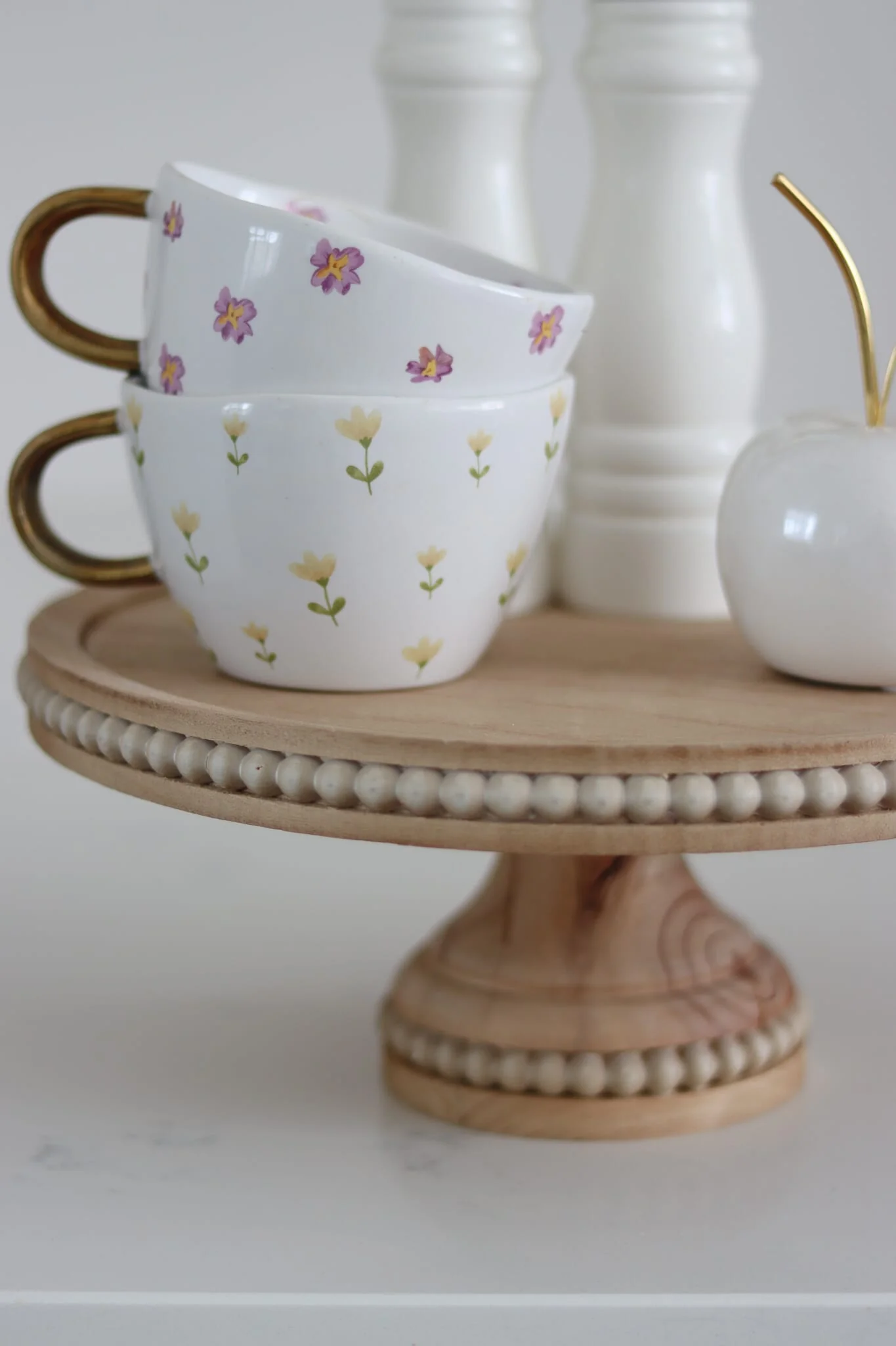 Wooden Cake Stand - Natural - Image 3