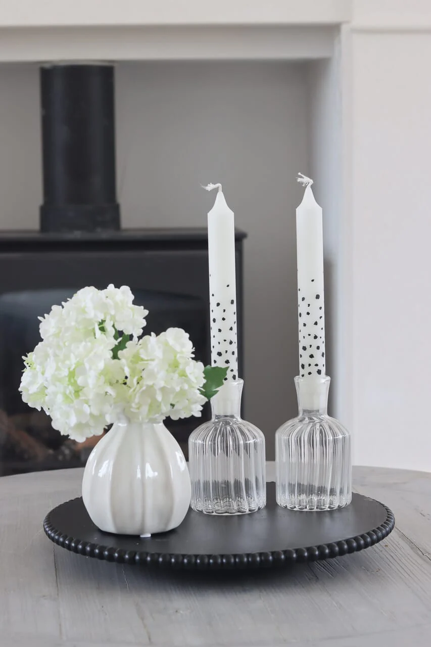 Beaded Lazy Susan - Black - Image 4