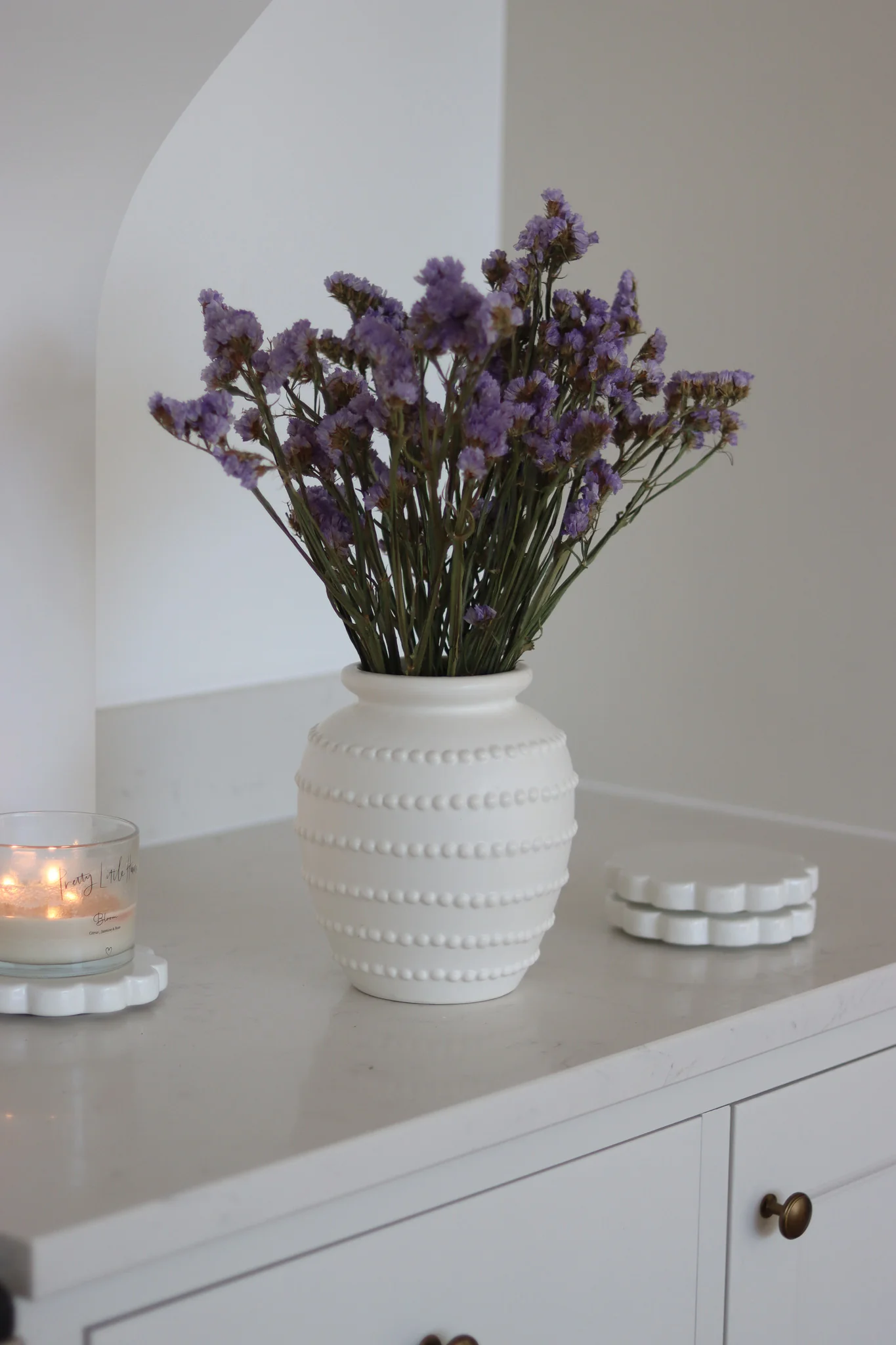 Ceramic Vase – Beaded - Image 3