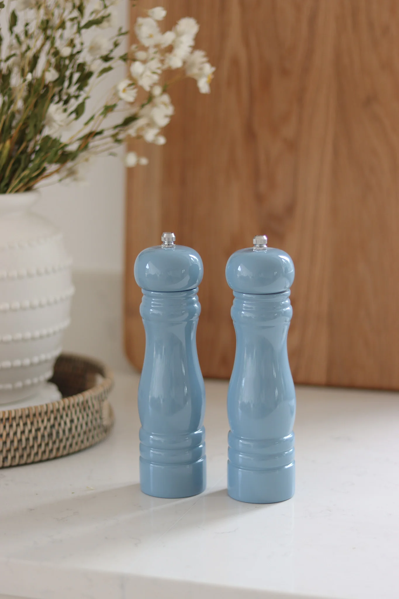 Blue Salt & Pepper Mills - Classic Design - Image 3