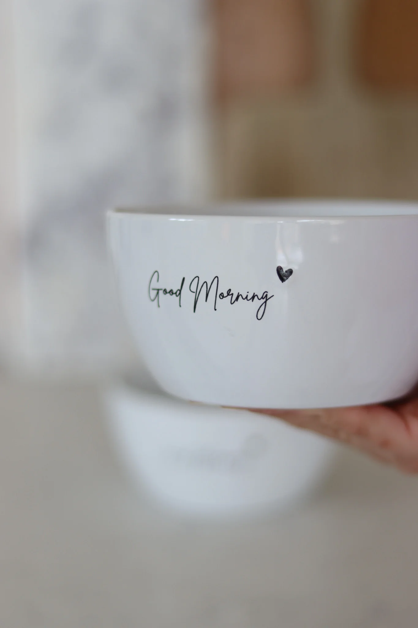 Ceramic Bowl Set – 2 Piece – Good Morning - Image 2