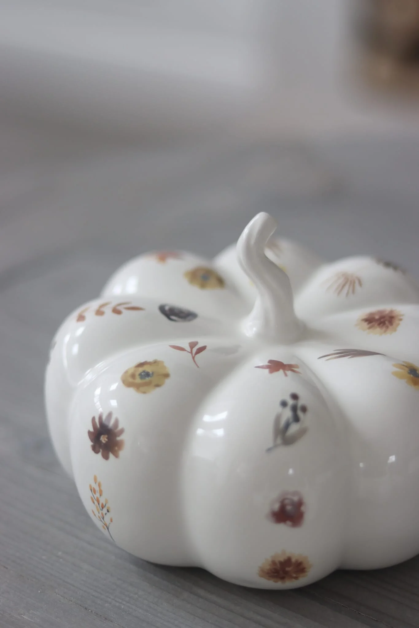 Ceramic Pumpkin Autumnal Pattern - Large - Image 2