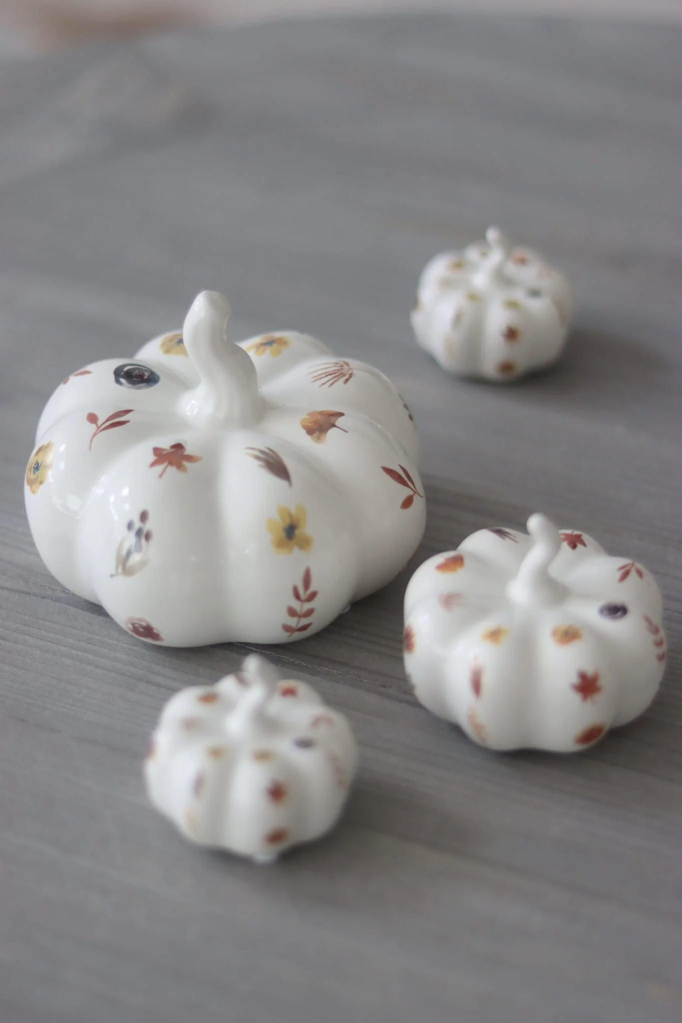Ceramic Pumpkin Autumnal Pattern - Large - Image 3