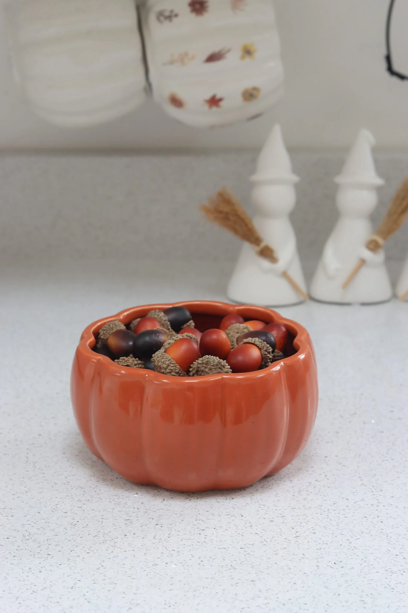 Ceramic Pumpkin Bowl - Autumnal Orange - Image 4