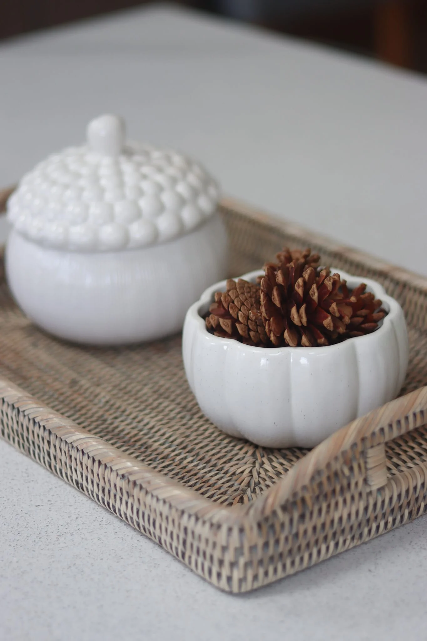 Ceramic Pumpkin Bowl - Speckled