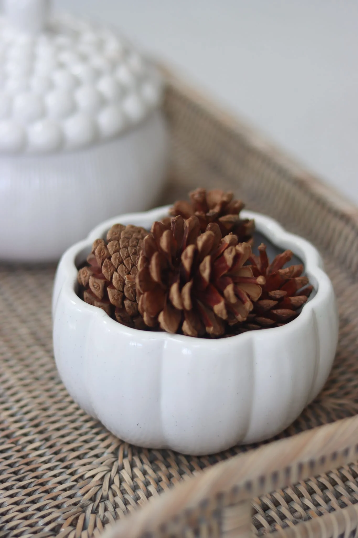 Ceramic Pumpkin Bowl - Speckled - Image 2