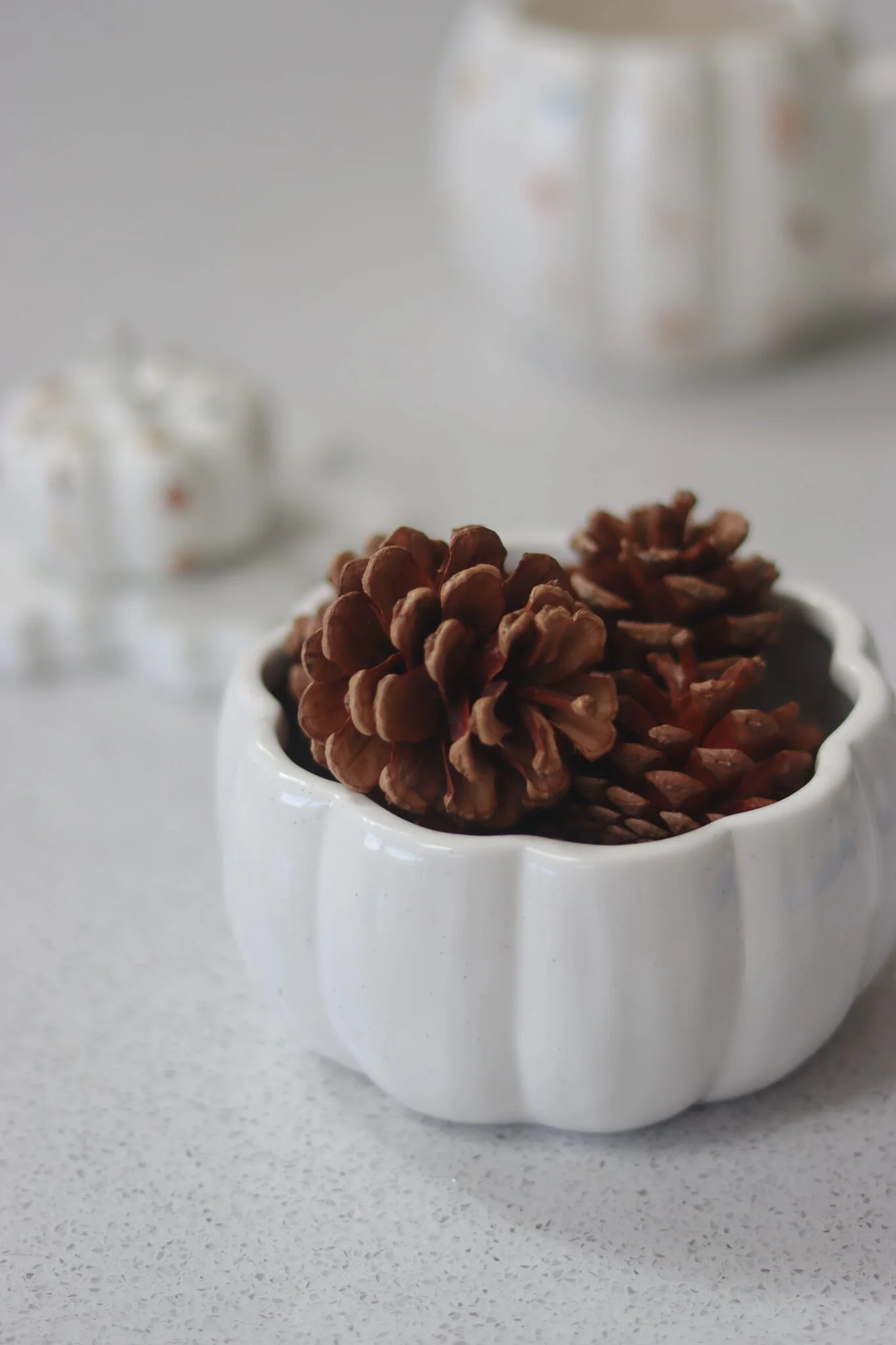 Ceramic Pumpkin Bowl - Speckled - Image 4