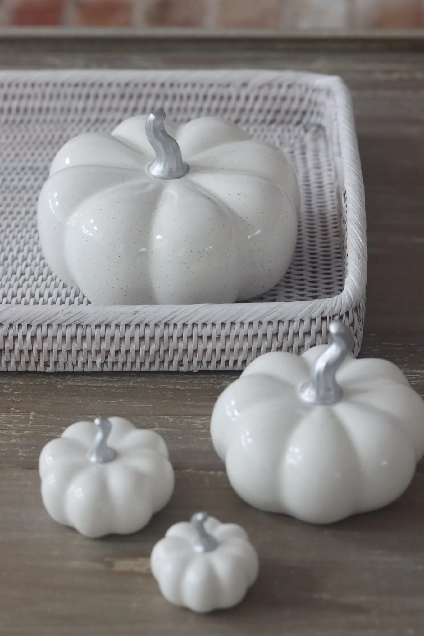 Ceramic Pumpkin Family - Speckled - Image 3