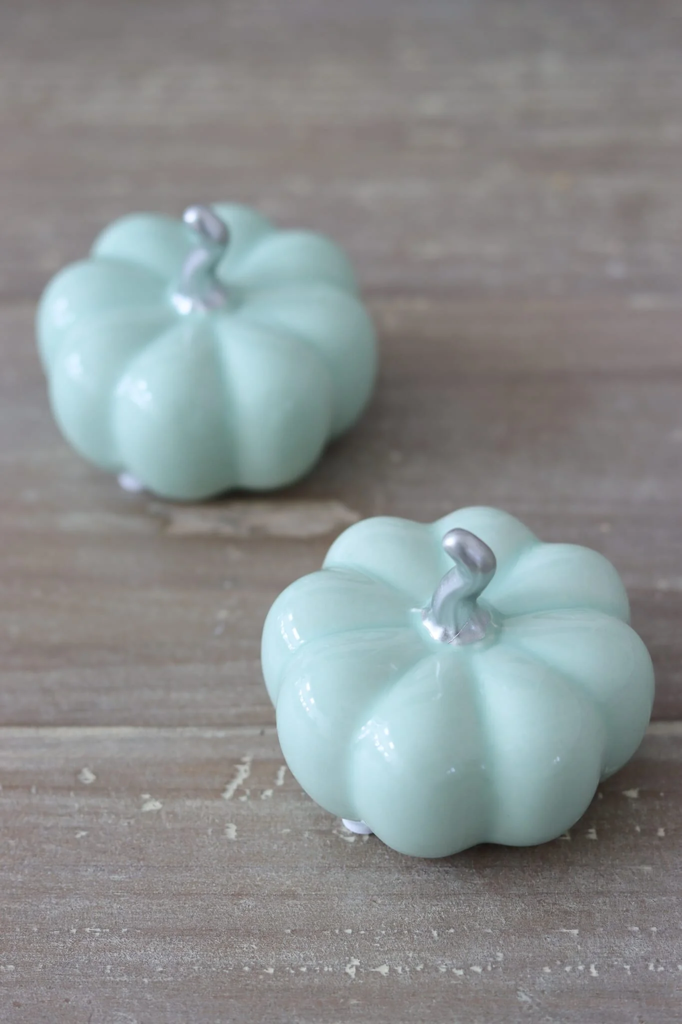 Ceramic Pumpkin Green - Small 2PC - Image 2