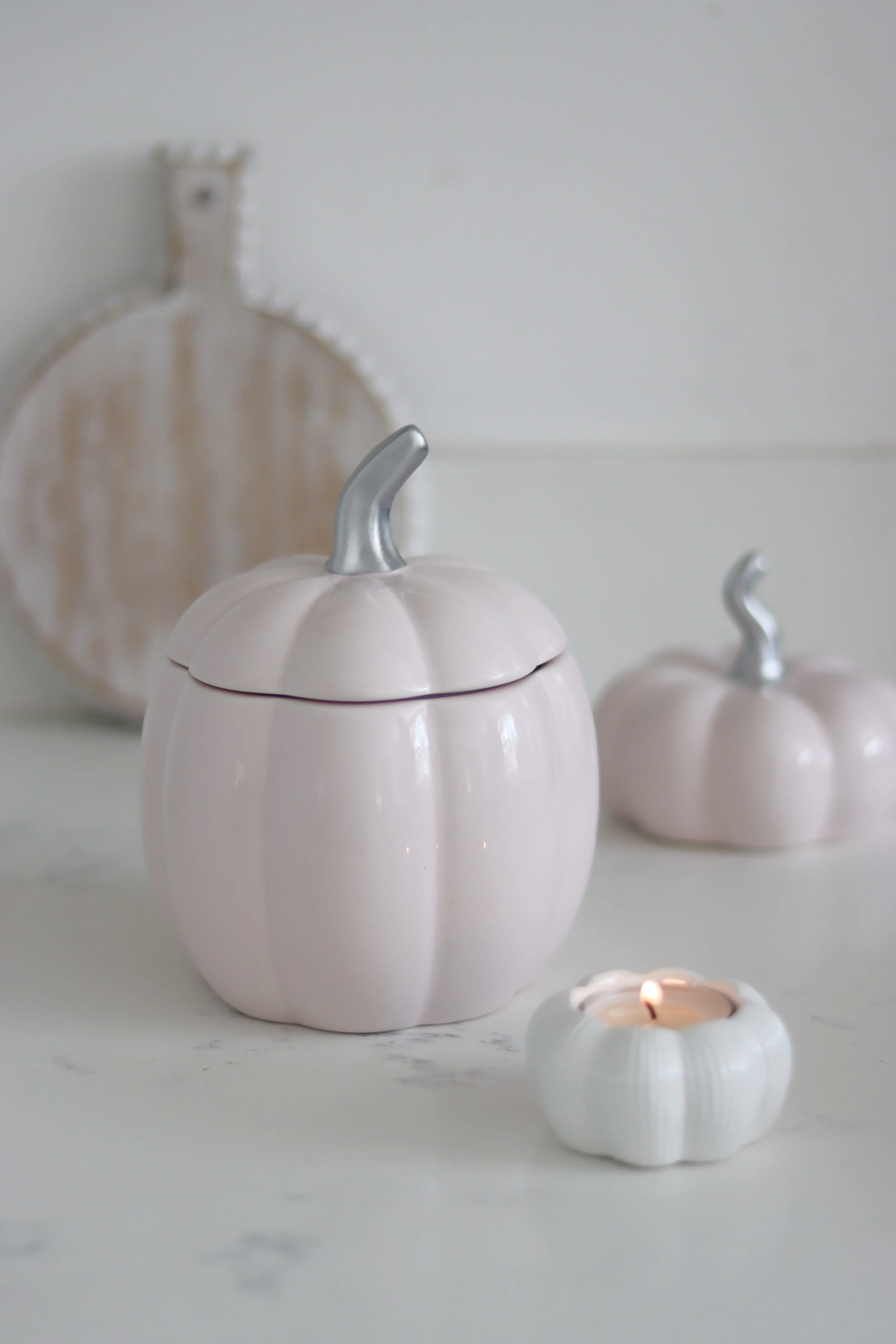 Ceramic Pumpkin Jar - Bundle/Light Pink - Image 3