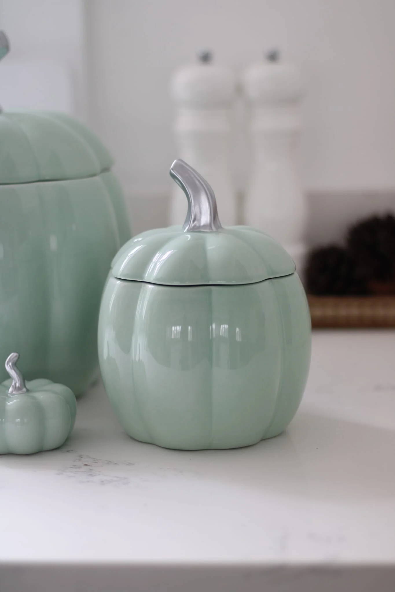 Ceramic Pumpkin Jar - Green Bundle - Image 9