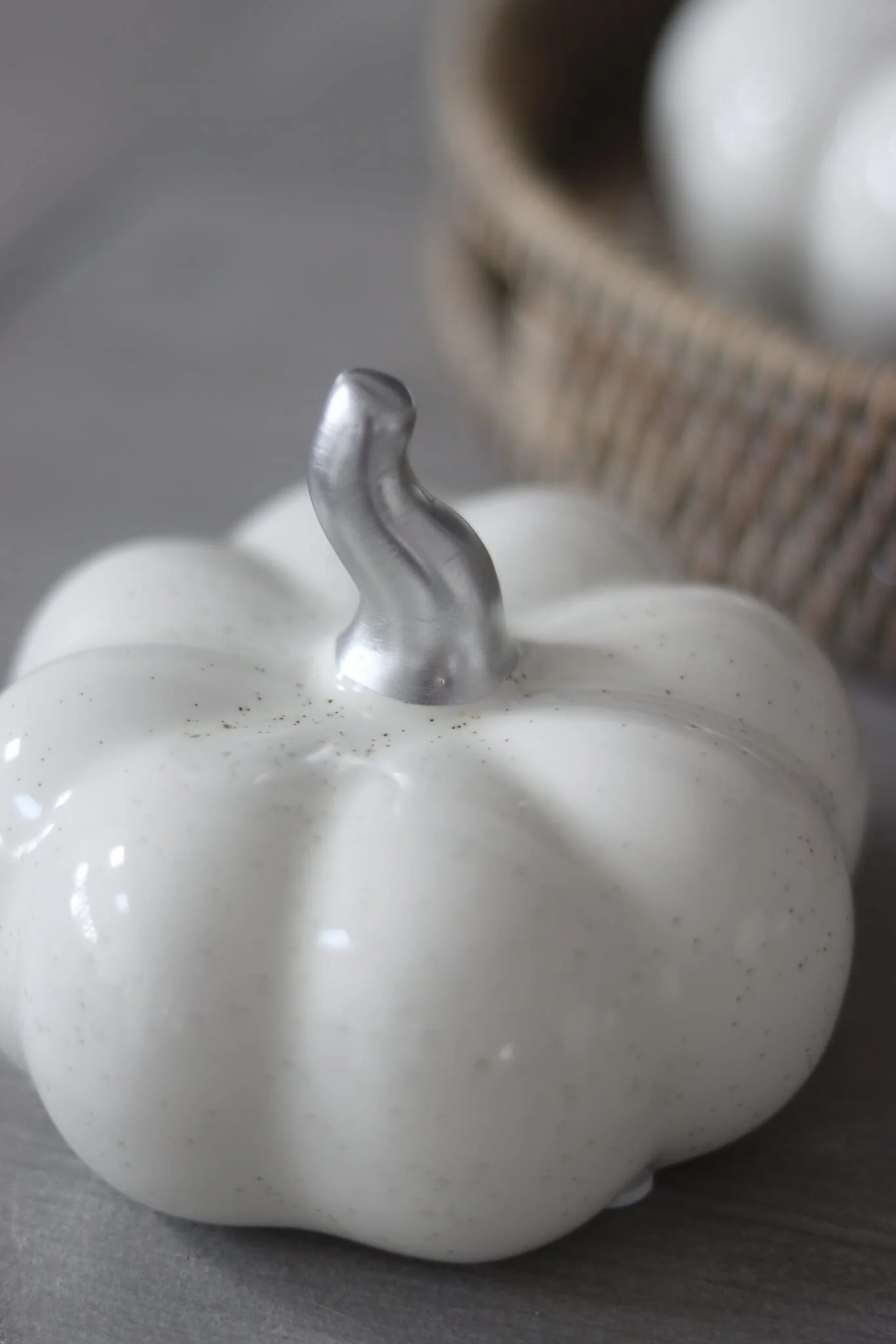 Ceramic Pumpkin Speckled - Medium 2PC - Image 2