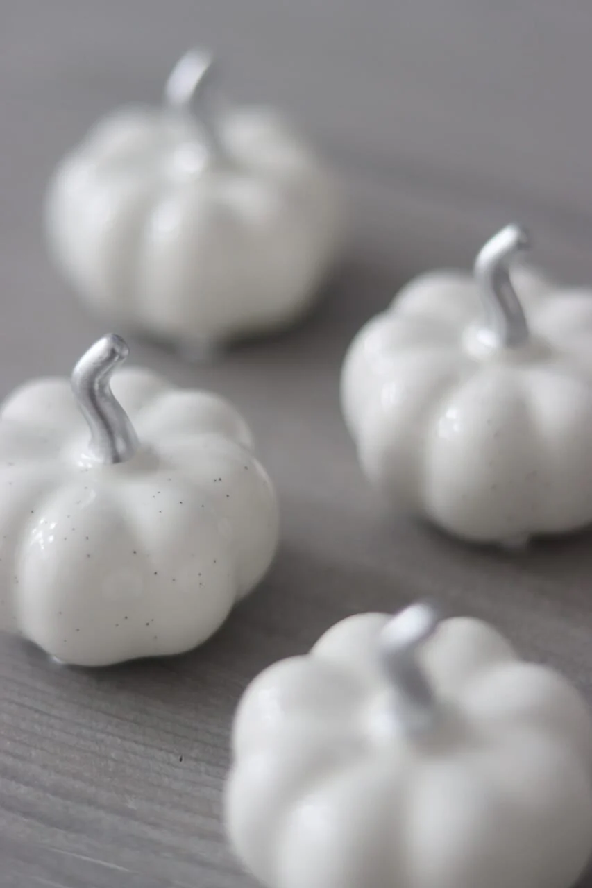 Ceramic Pumpkin Speckled - Tiny 4PC - Image 3