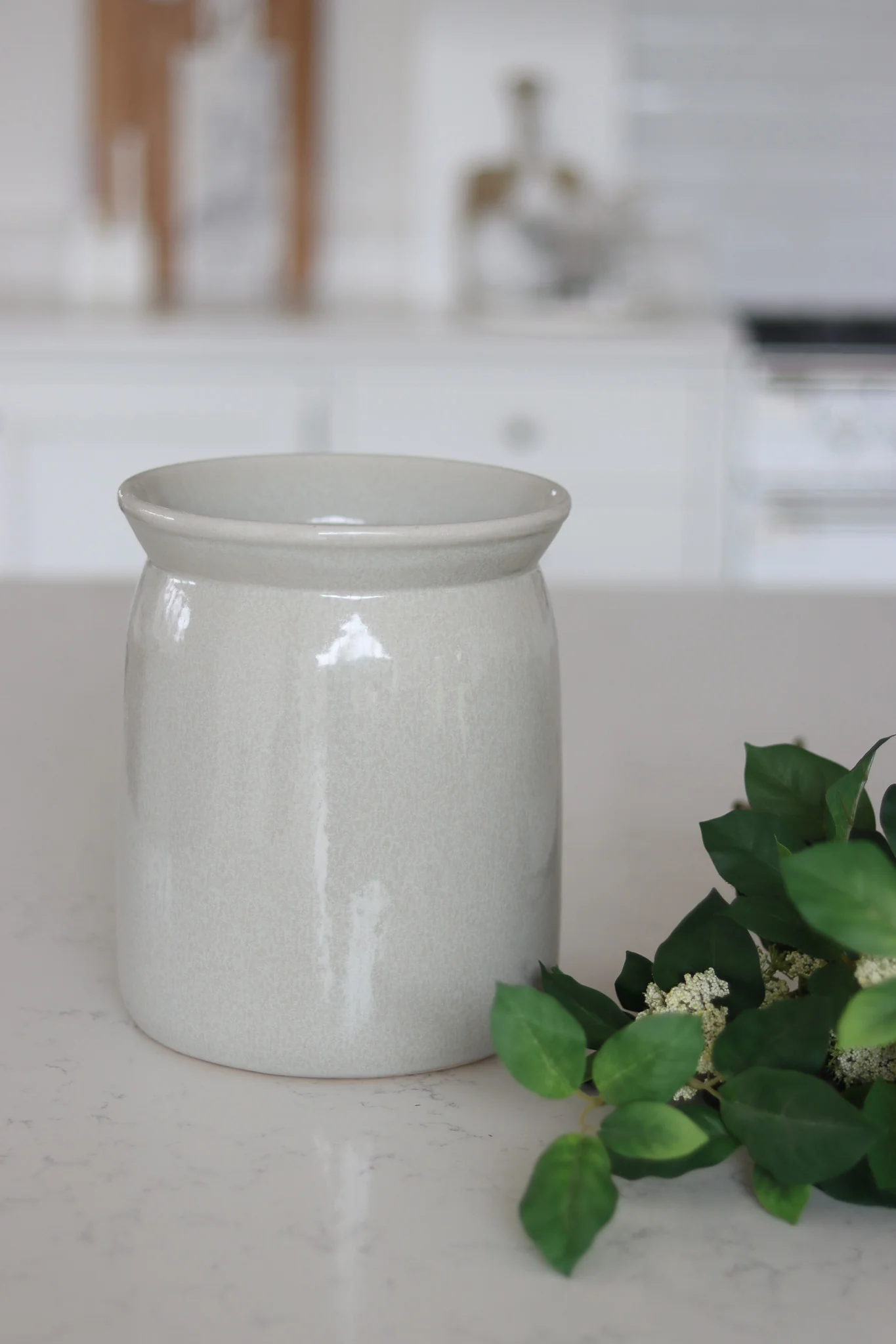 Ceramic Vase – Grey Glazed - Image 2