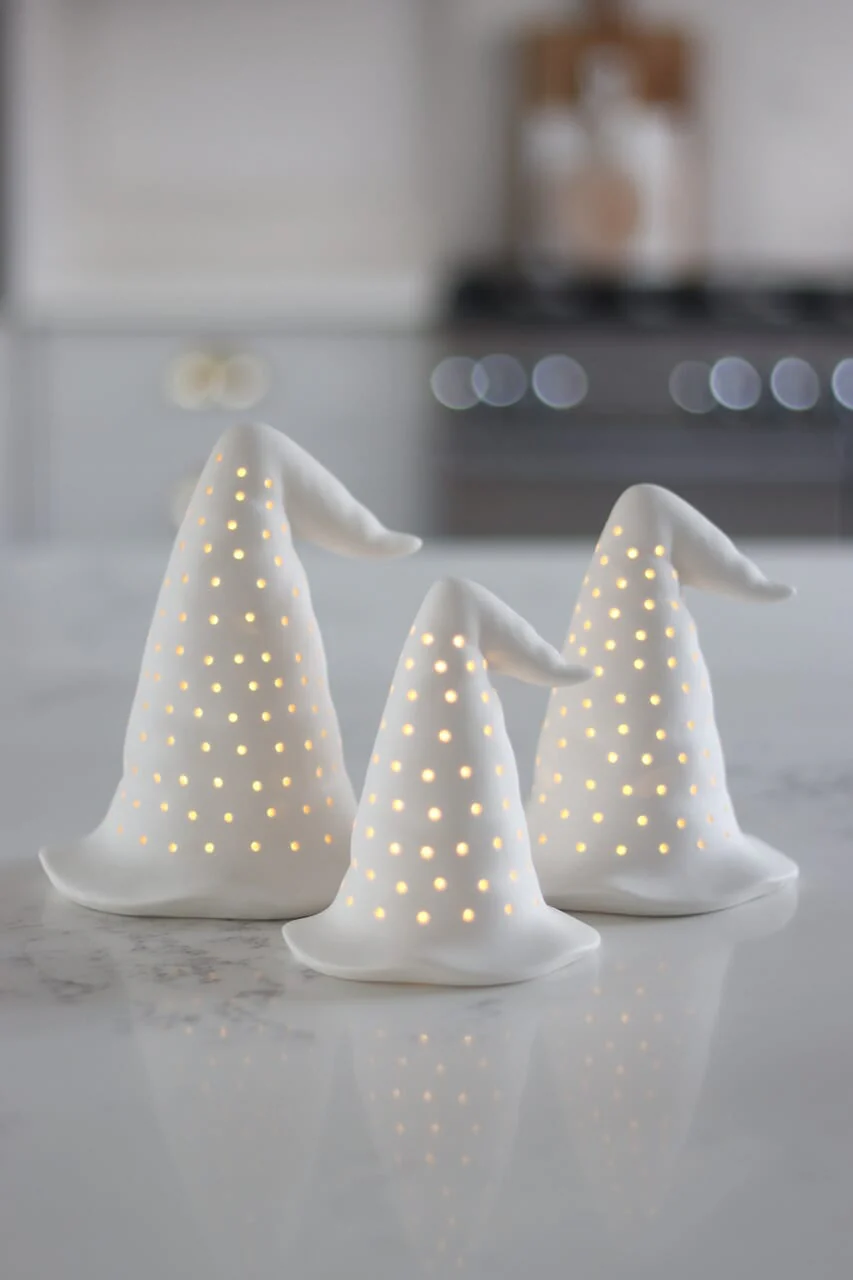 Ceramic Witch Hats - Set of 3 - Image 3