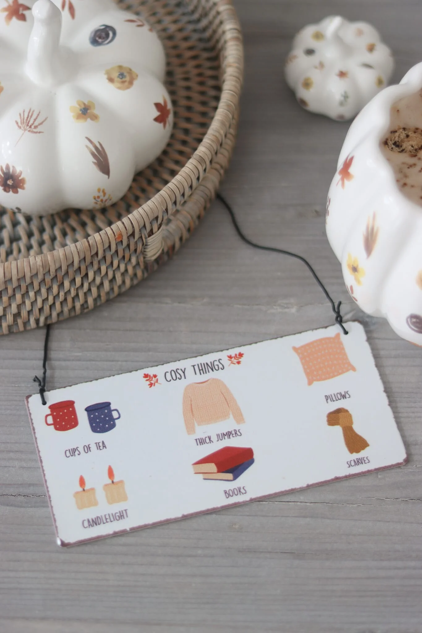 Cosy Things Mini Metal Sign