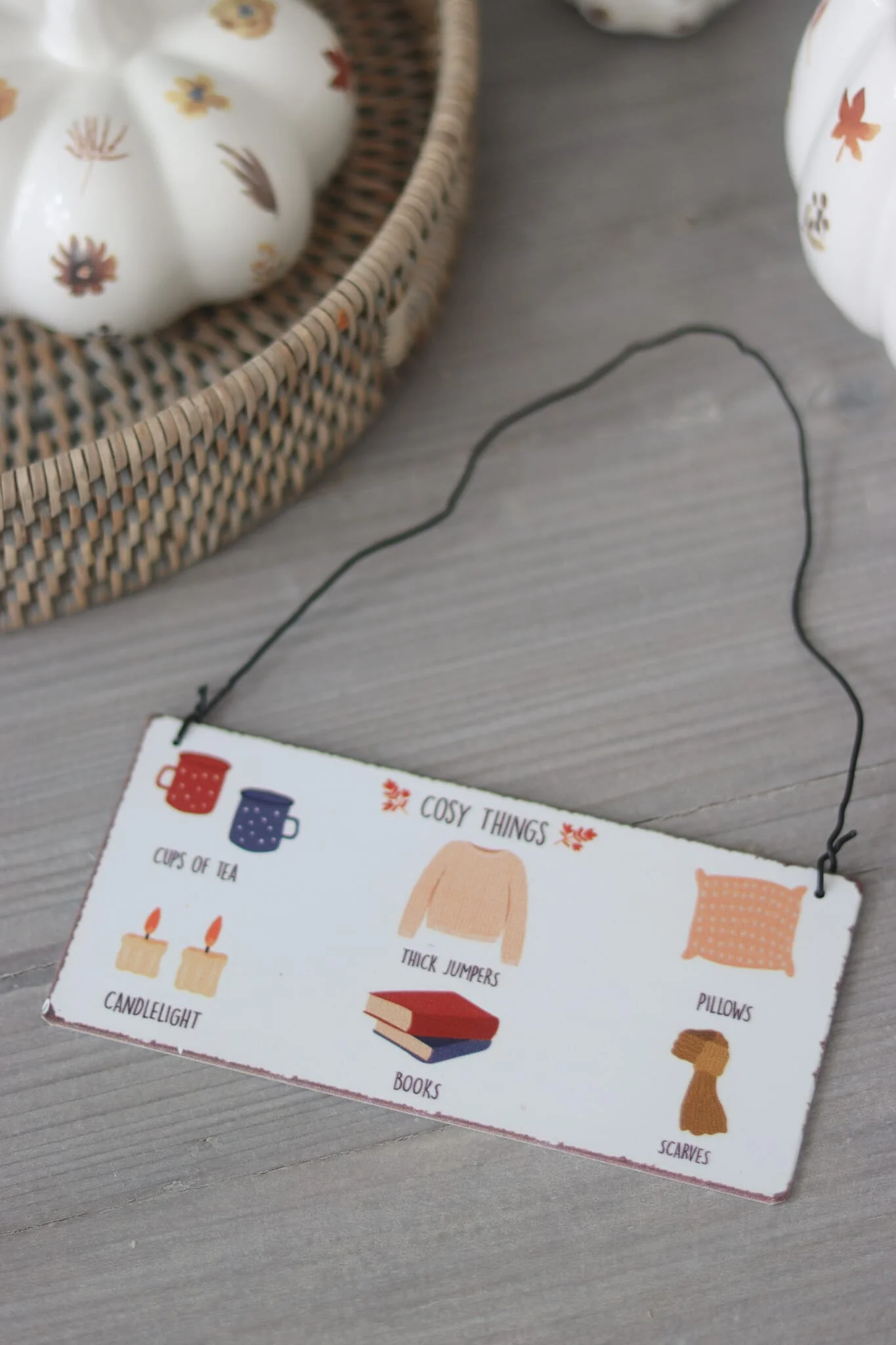 Cosy Things Mini Metal Sign - Image 2