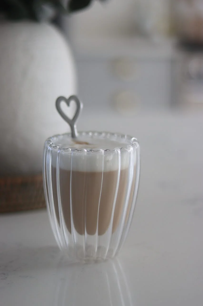 Double Walled Coffee Glasses - Bubble - Image 2