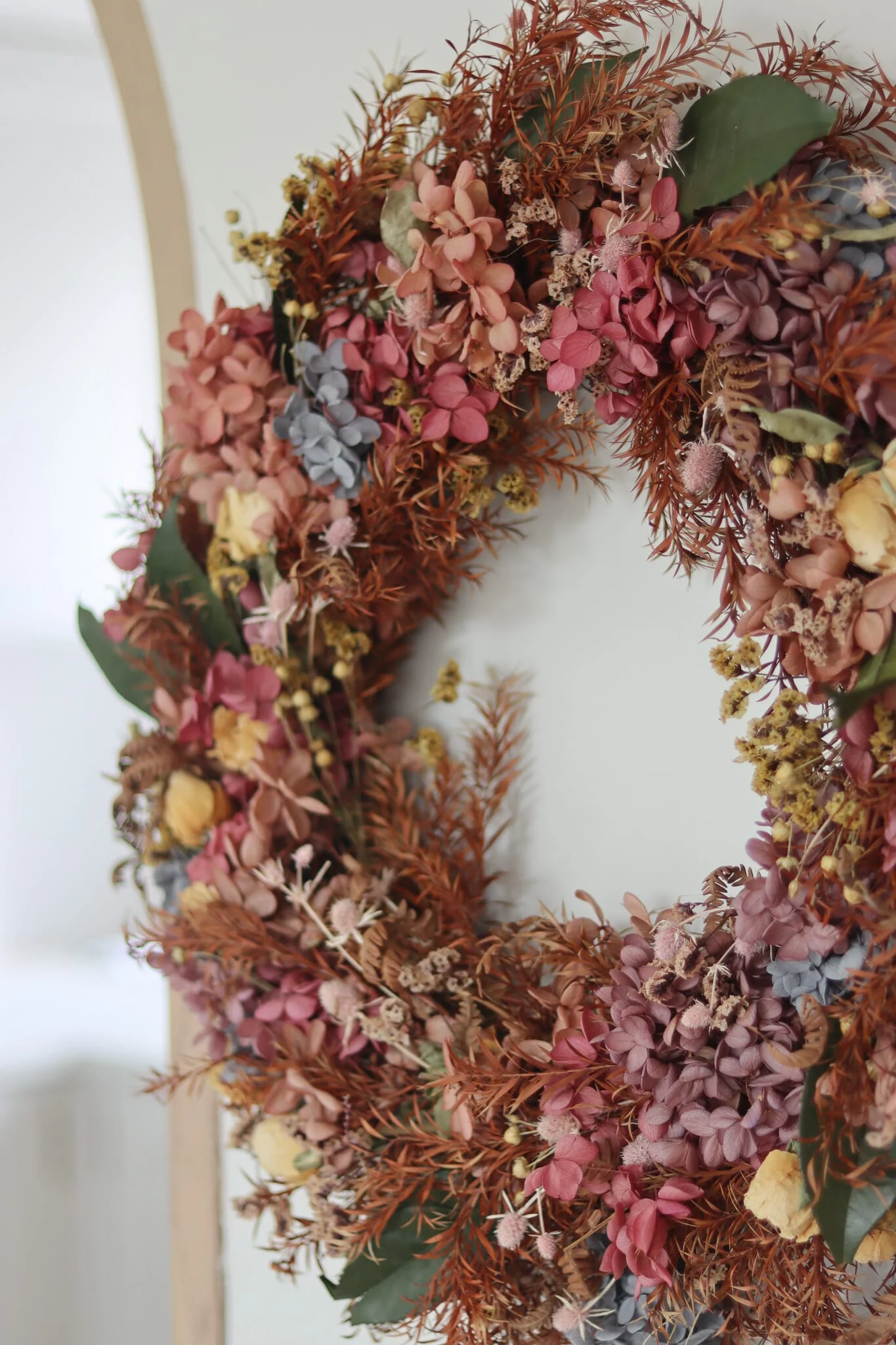 Dried Wreath - Autumn Wildflower - Image 5