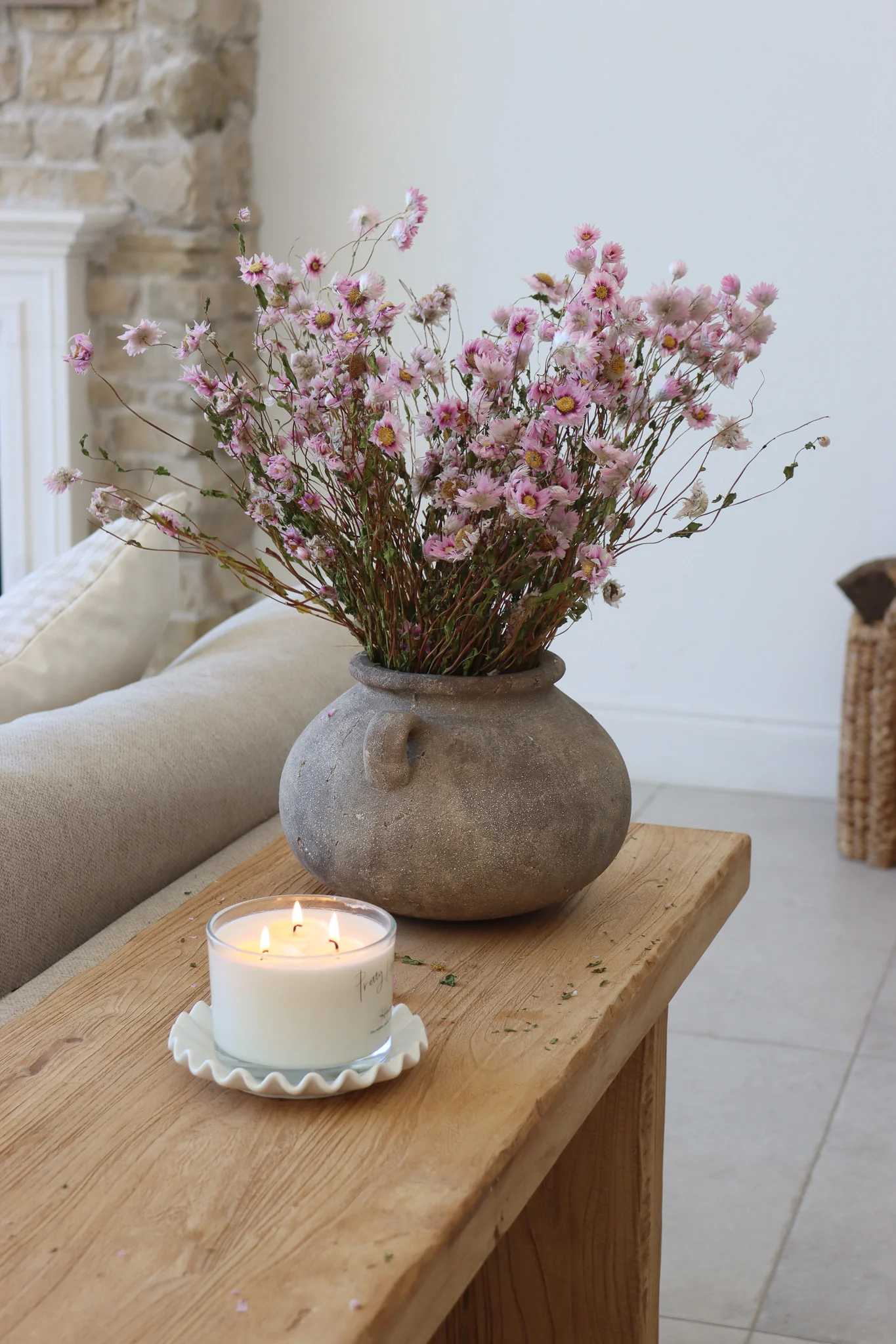 Dried Pink Rhodanthe - Image 4