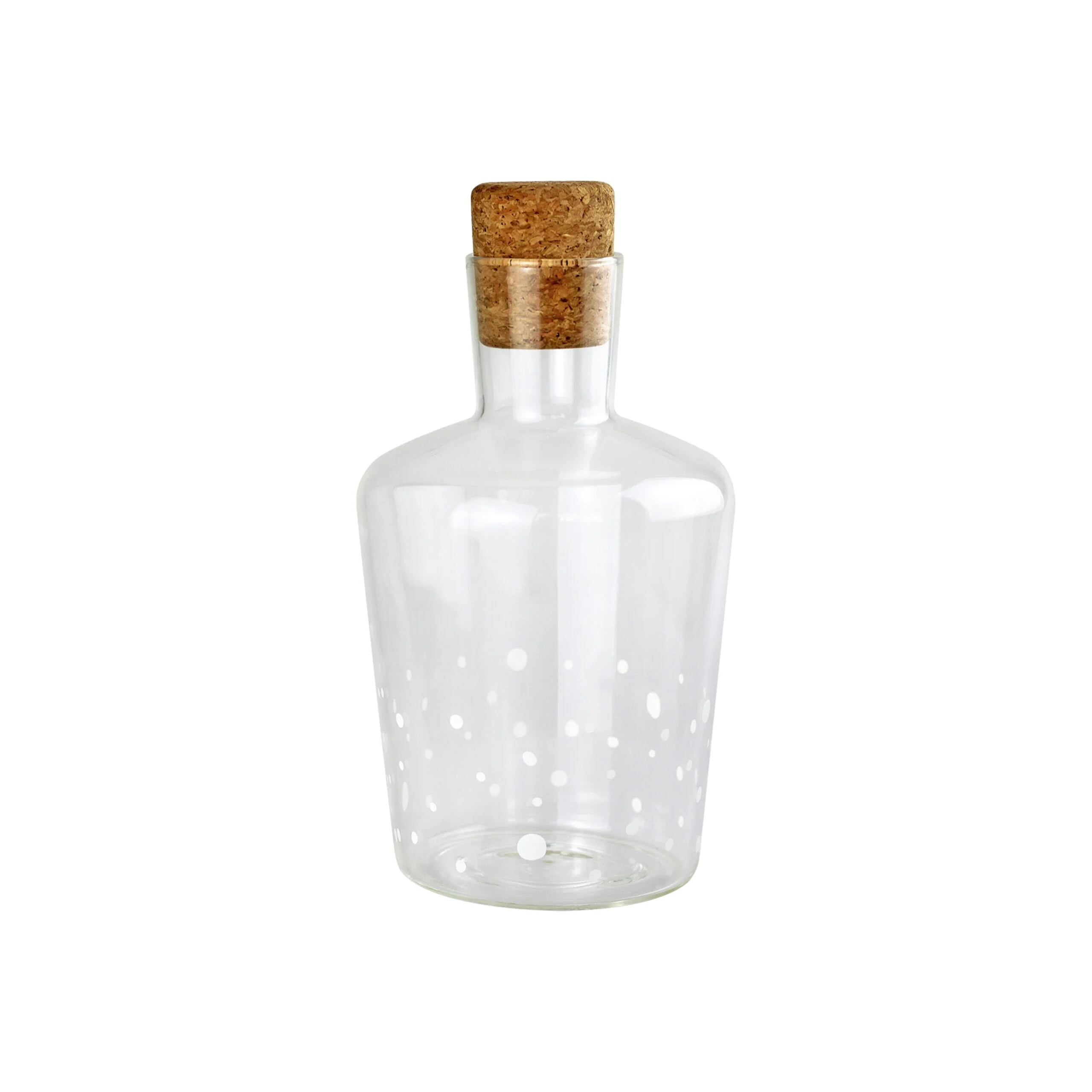 Glass Carafe With Cork - Dots - Image 4