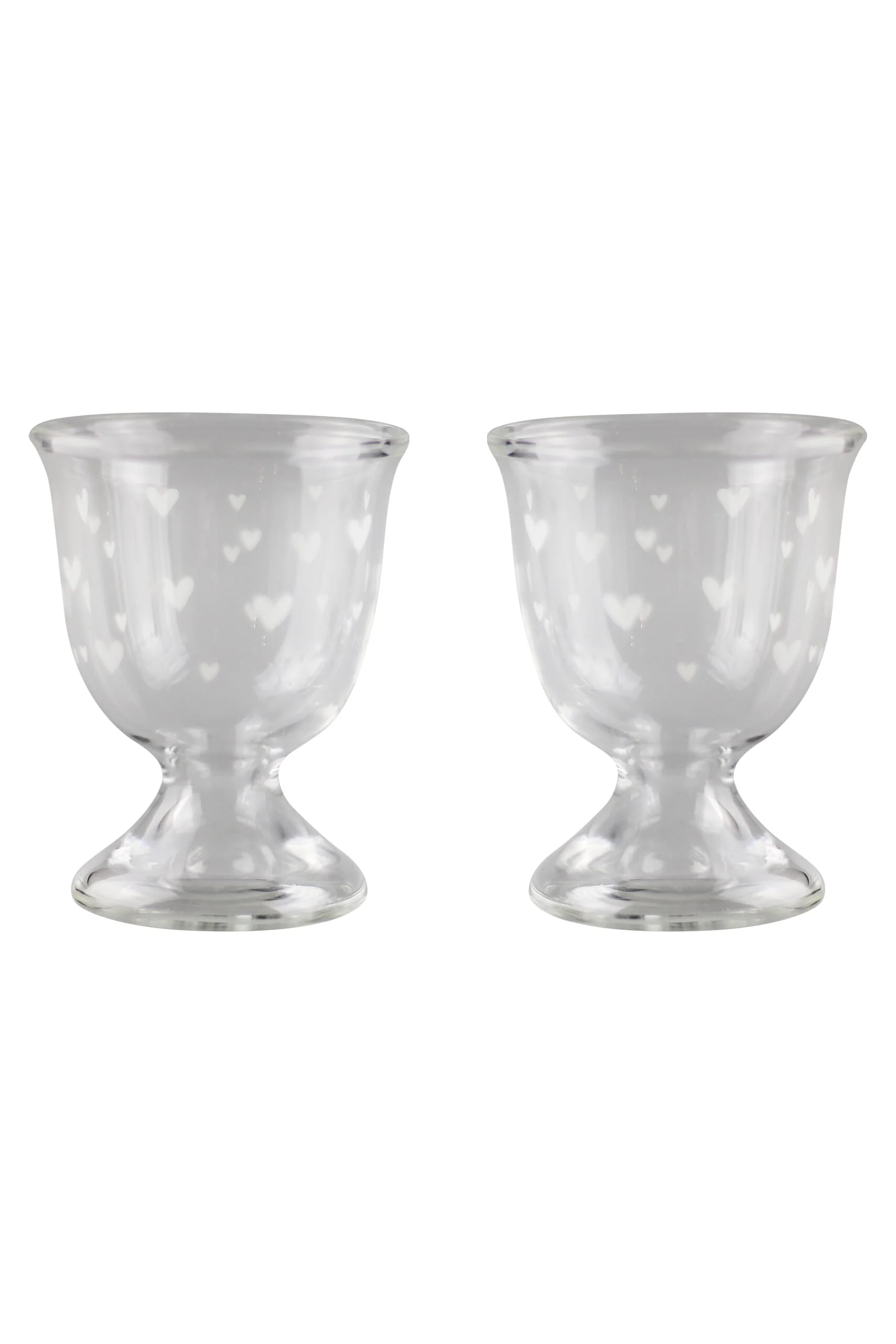 Egg Holder - White/Small Multi Heart 2Pc Set