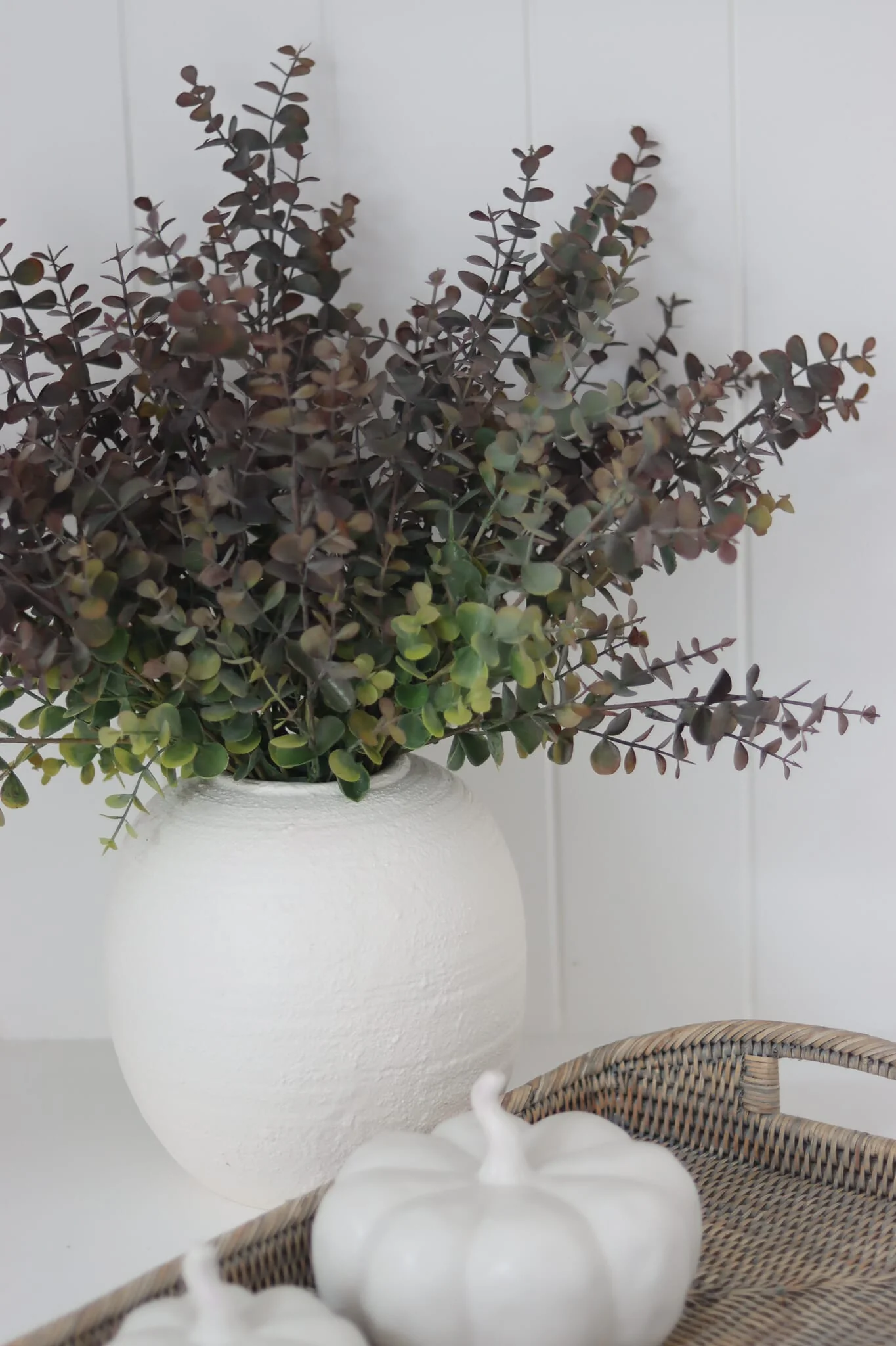 Faux Flowers - Eucalyptus Spray/Purple - Image 3