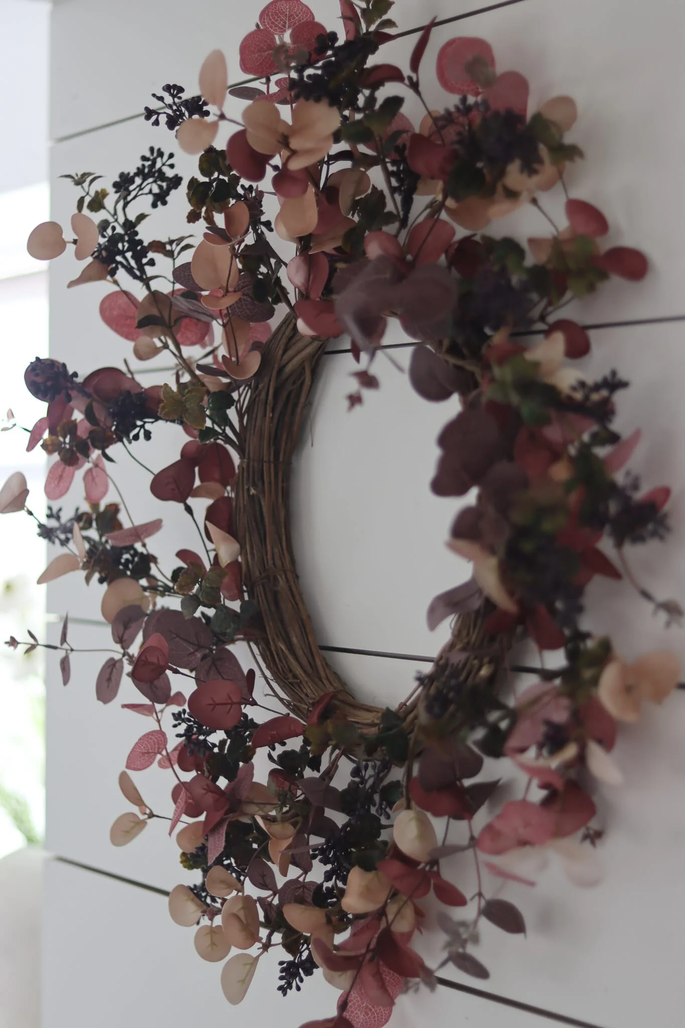 Purple Berry Eucalyptus - Autumn Wreath - Image 3
