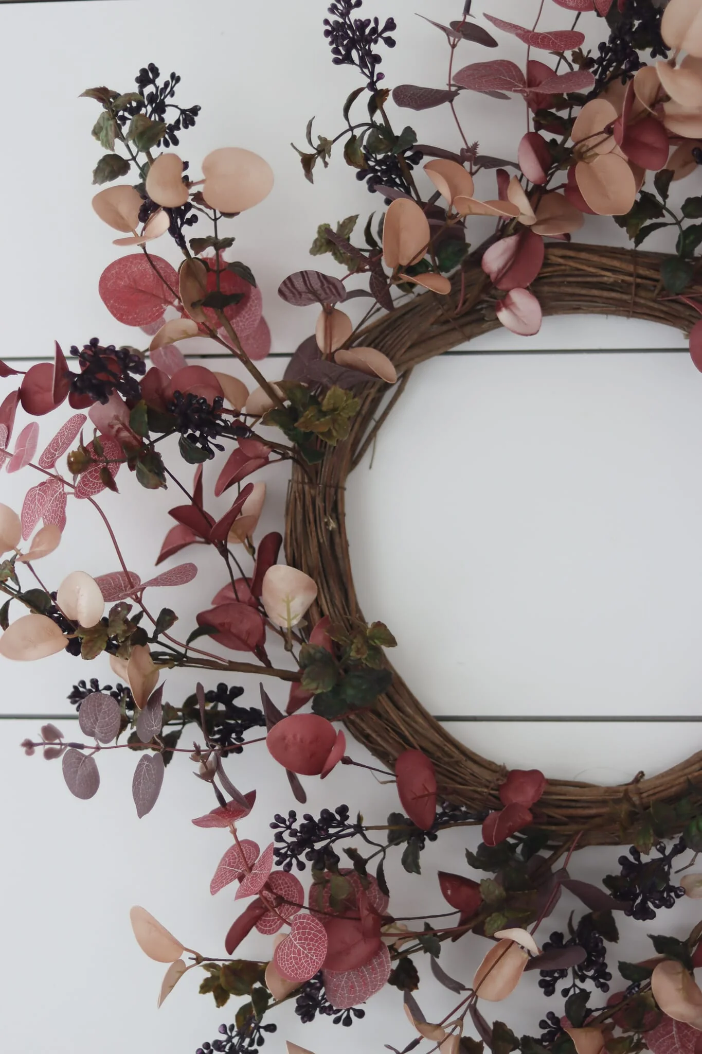 Purple Berry Eucalyptus - Autumn Wreath - Image 4
