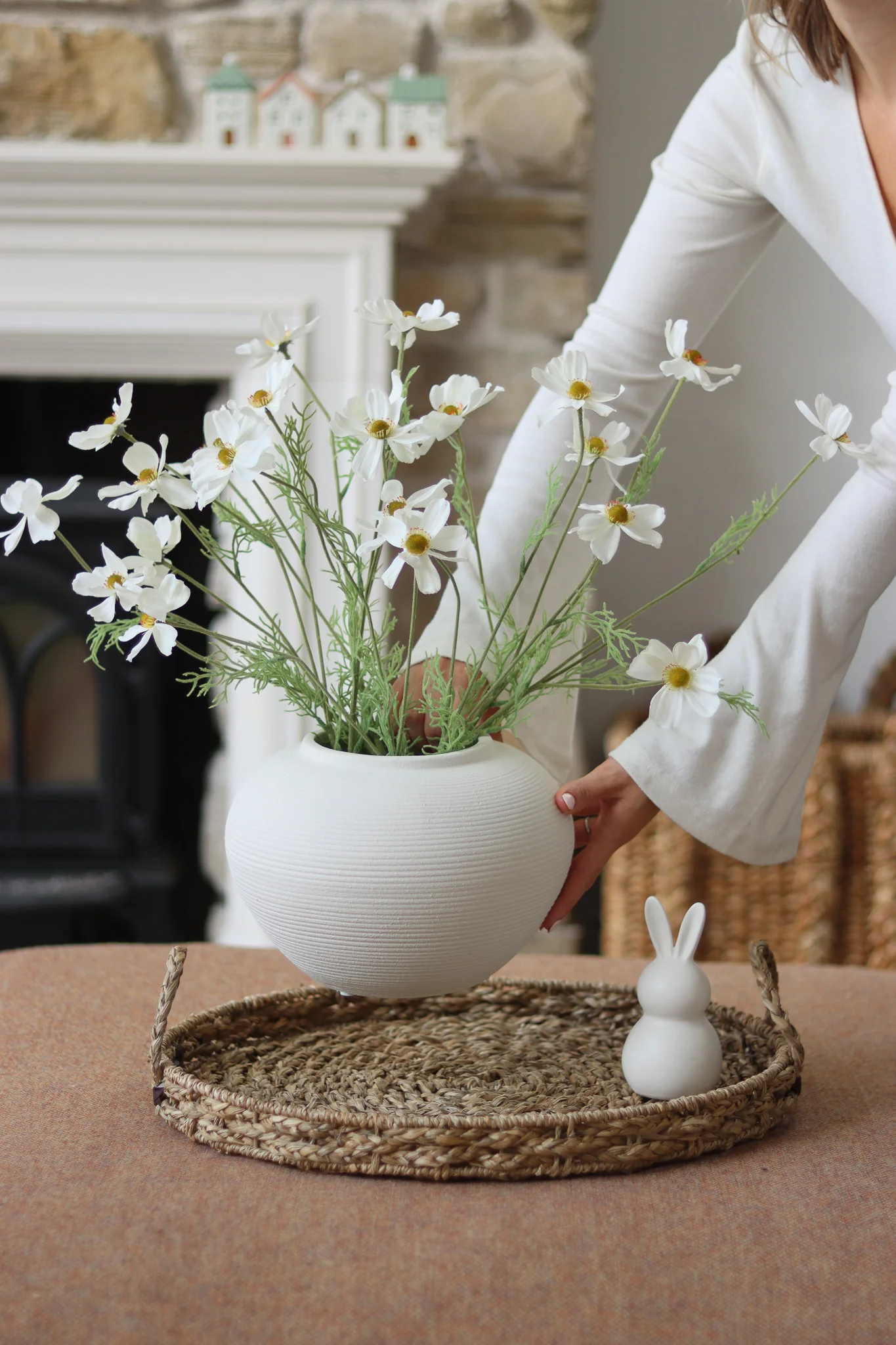 Faux Flowers  - Cosmos Spray - Image 4