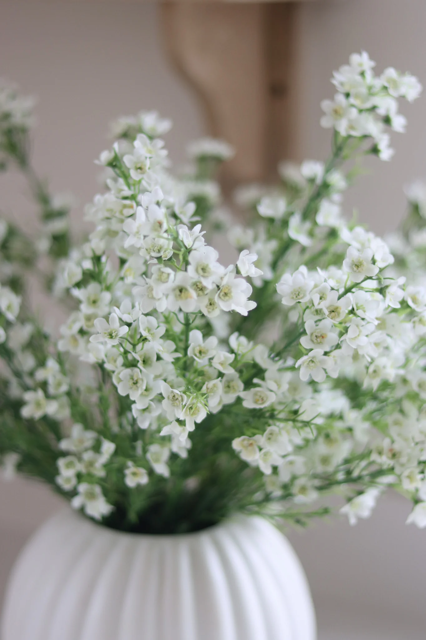 Faux Flowers - White Wintersweet Spray - Image 9