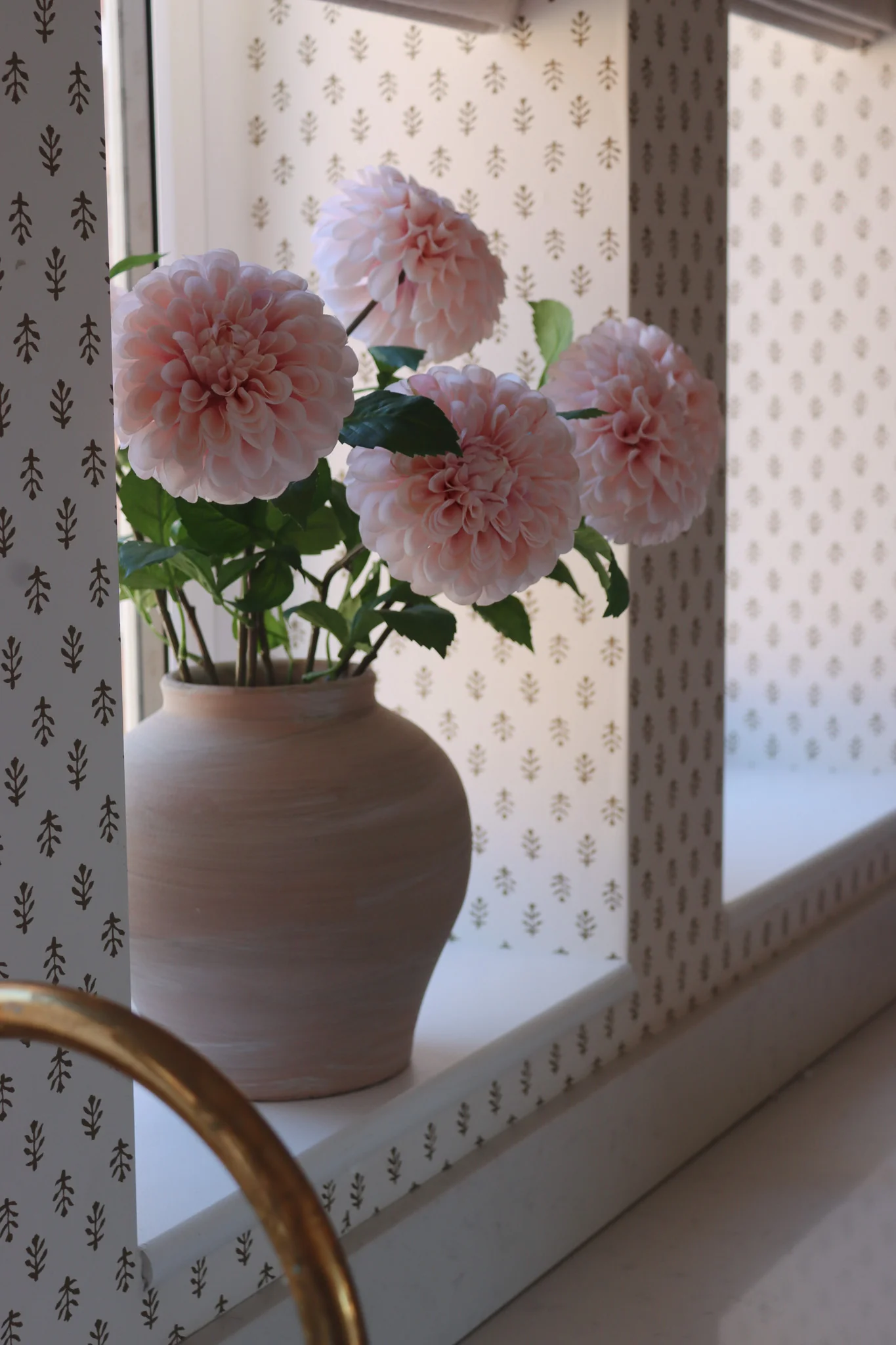 Faux Flowers - Pink Dahlia Stem - Image 5