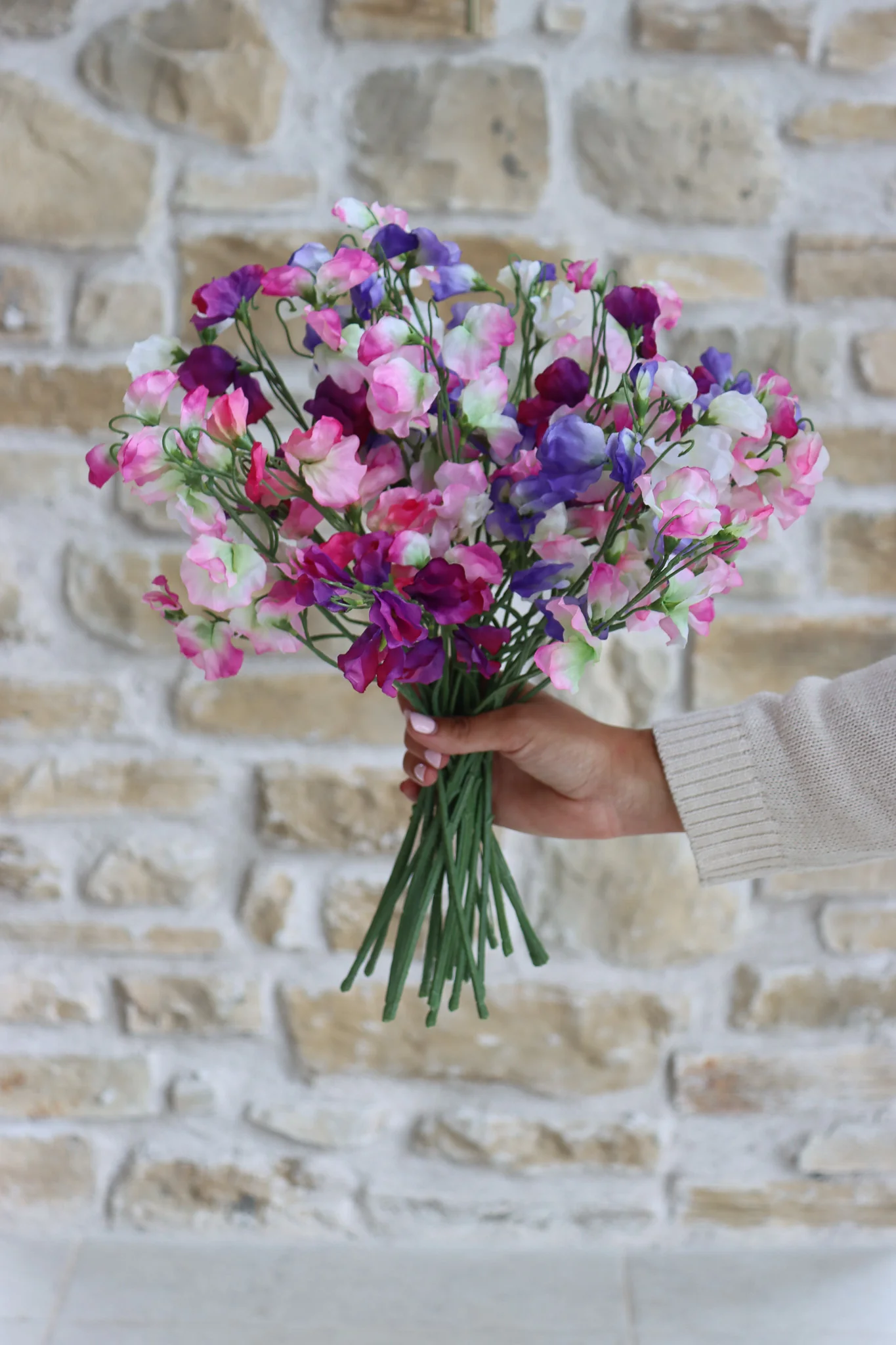 Faux Sweet Pea Bunch Mix - Image 2