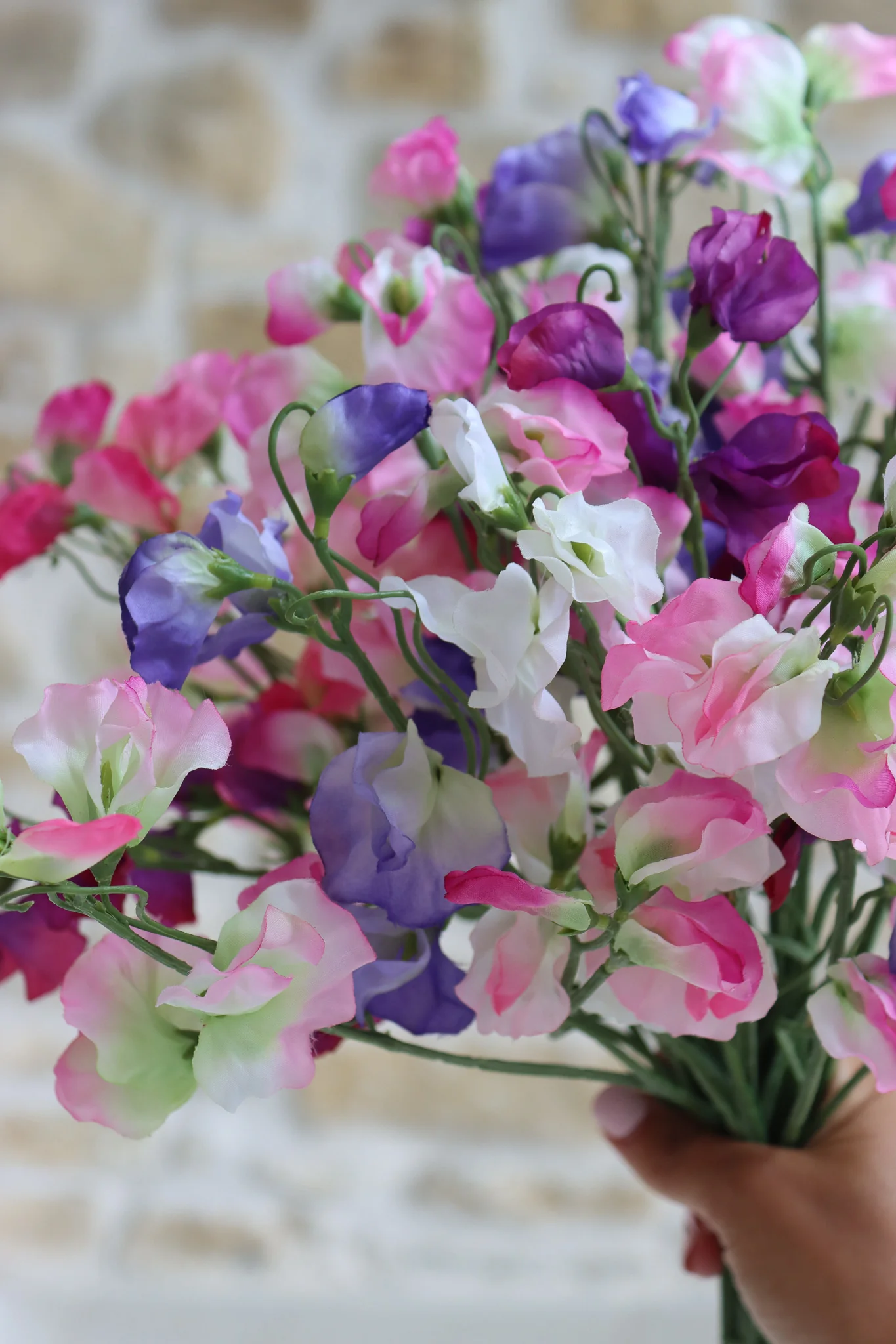 Faux Sweet Pea Bunch Mix - Image 5