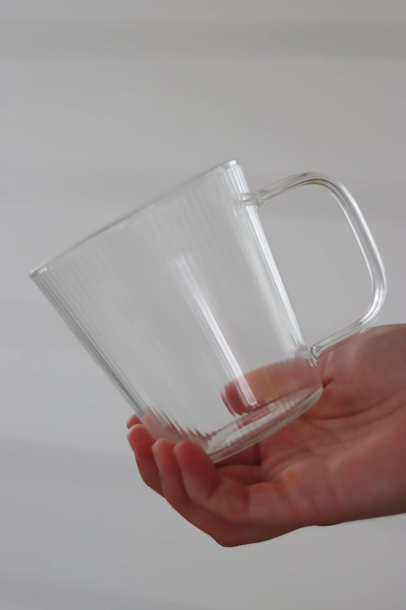 Fluted Glass Mug - Image 2