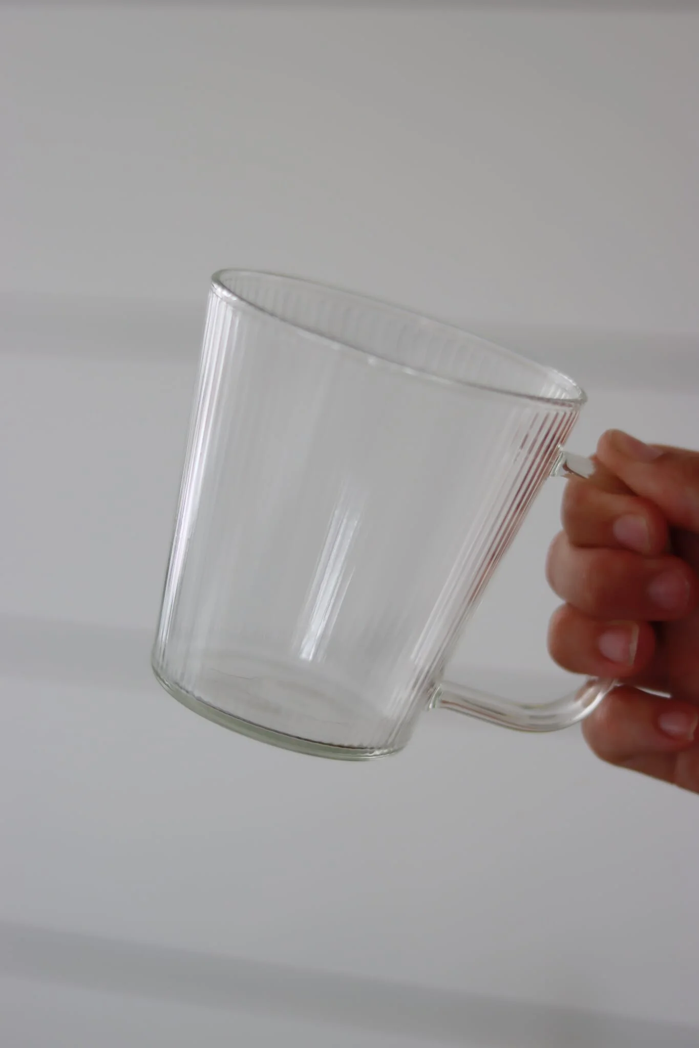 Fluted Glass Mug - Image 5