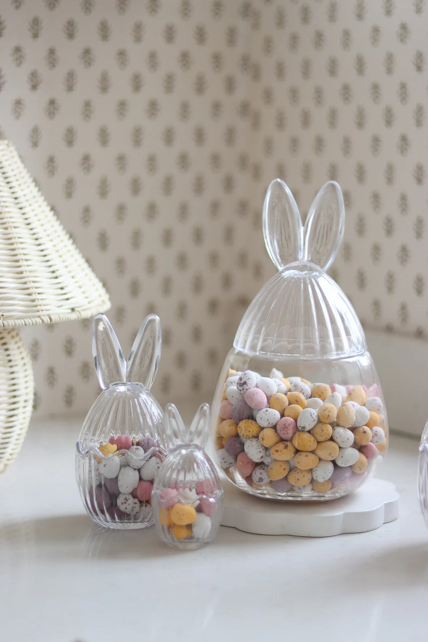 Glass Bunny Jar Bundle – Fluted