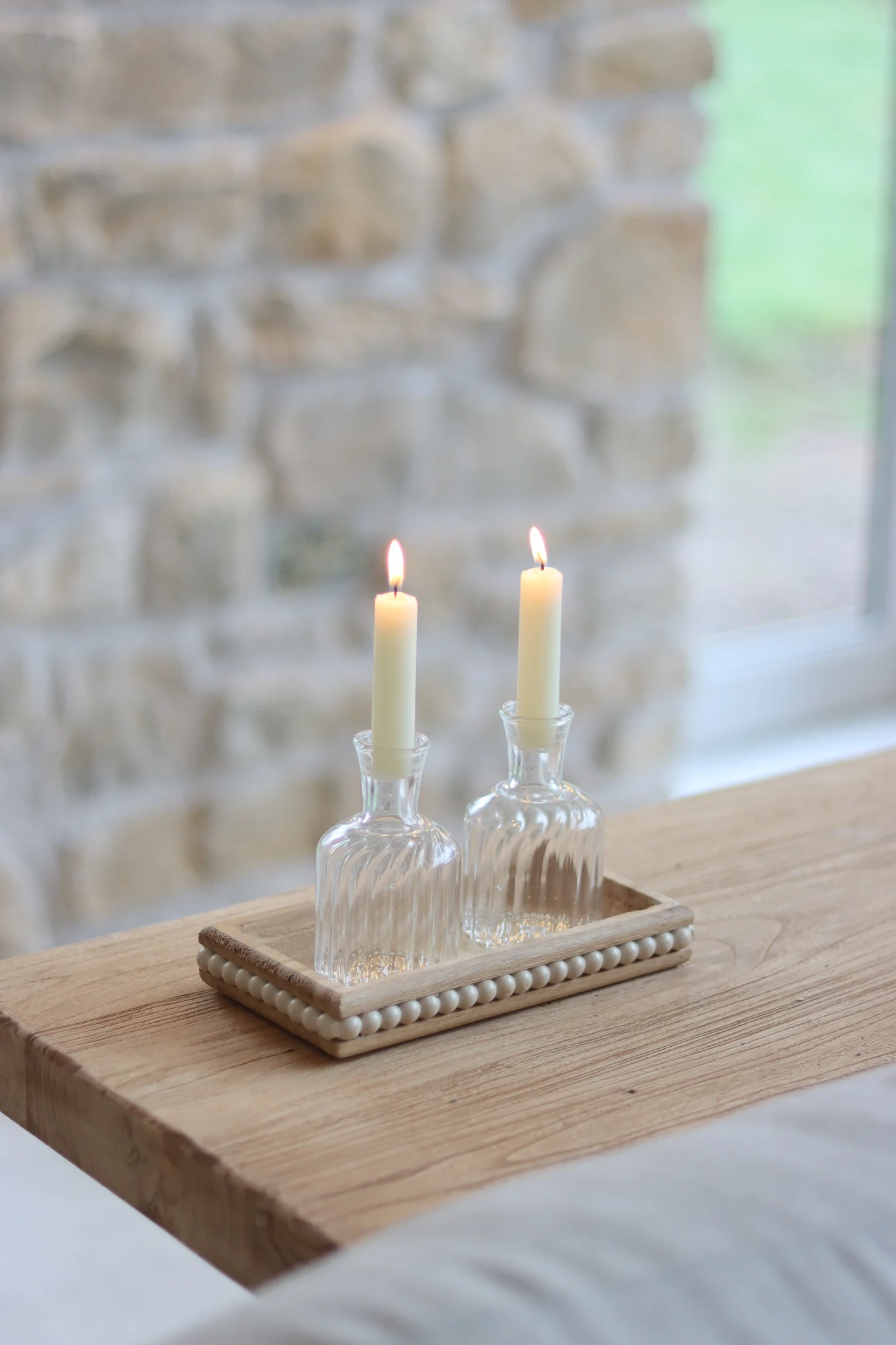 Glass Candle Tray Bundle