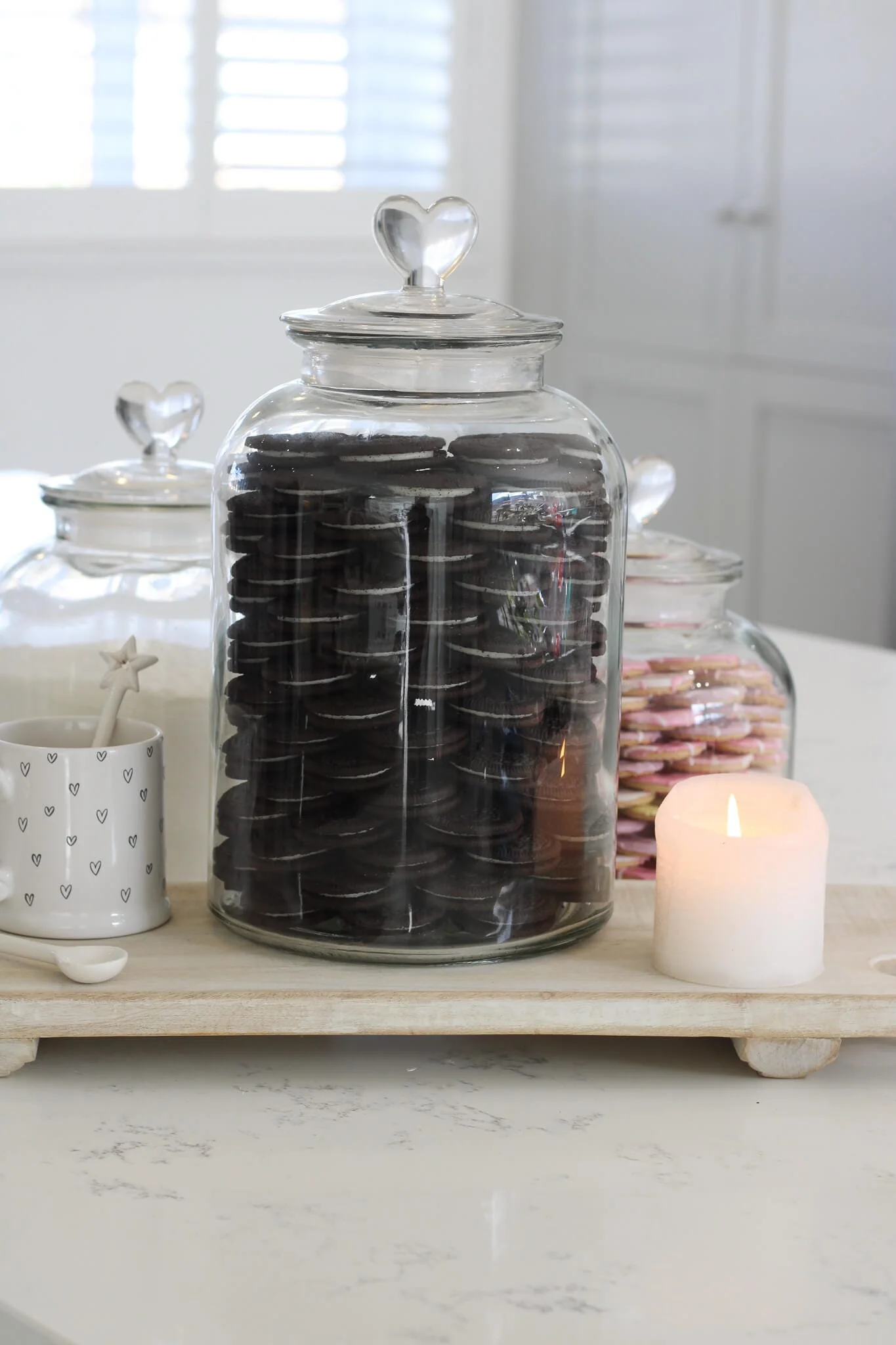 Biscuit Jar - Heart Lid/Large - Image 4
