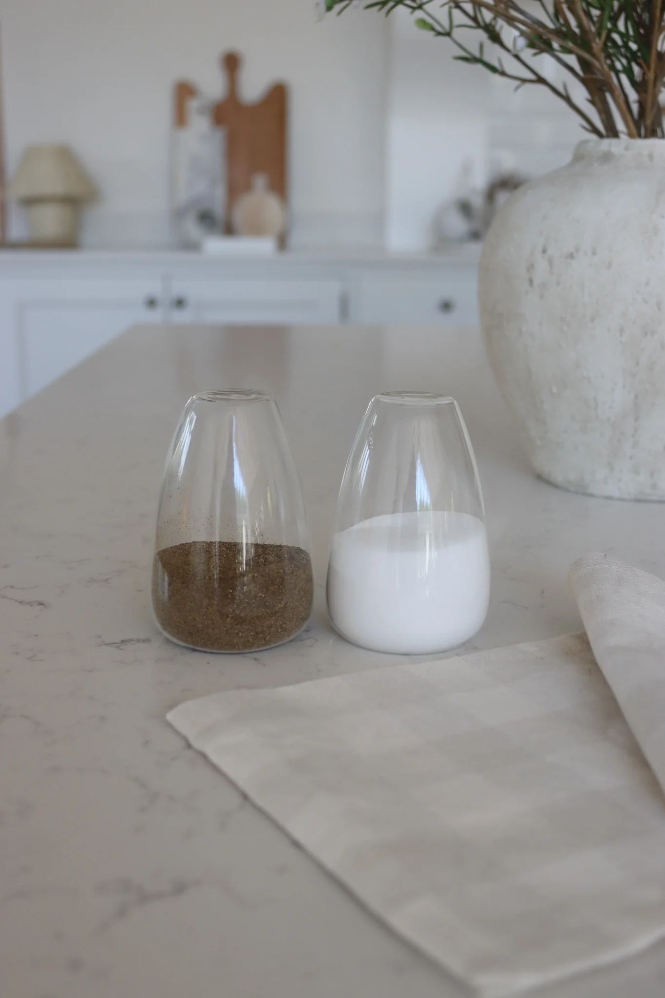Glass Salt & Pepper Shakers - Image 2