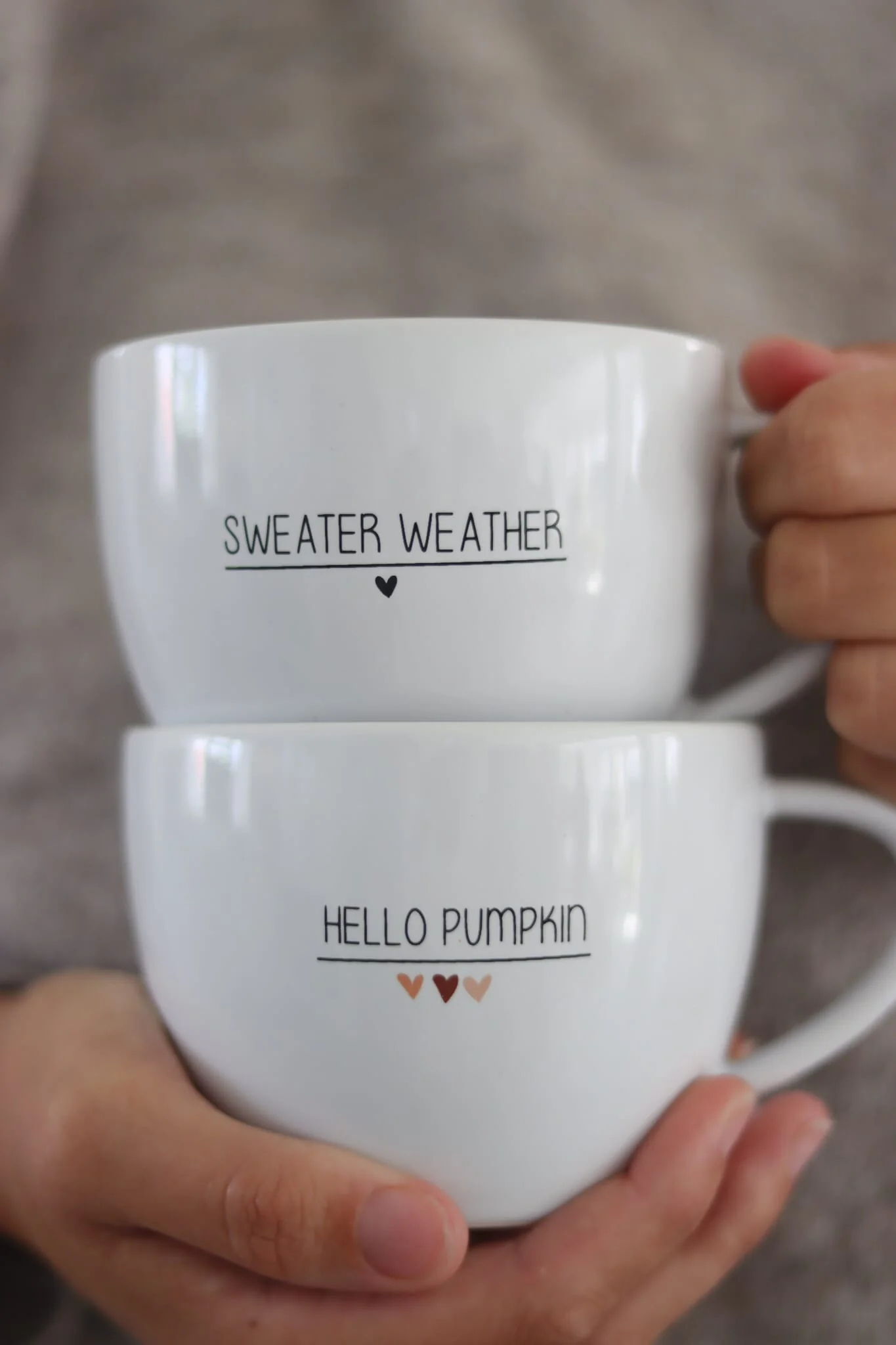 Heart Handled Mug - Sweater Weather - Image 2