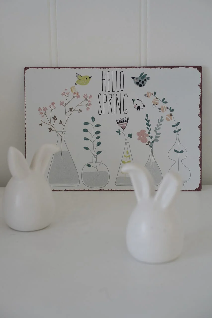 Hello Spring Metal Sign - Image 2