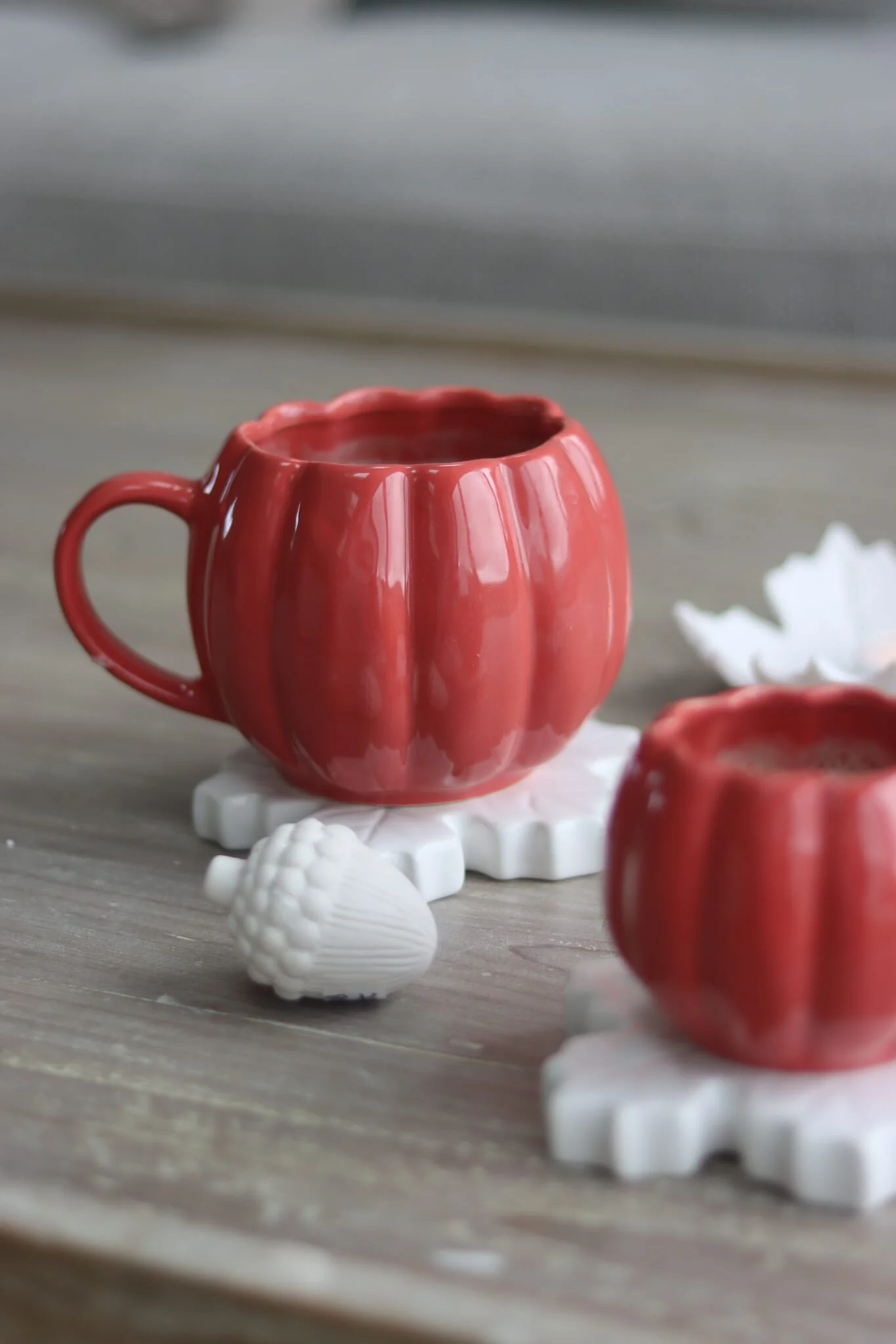 Large Pumpkin Mug - Apricot - Image 2