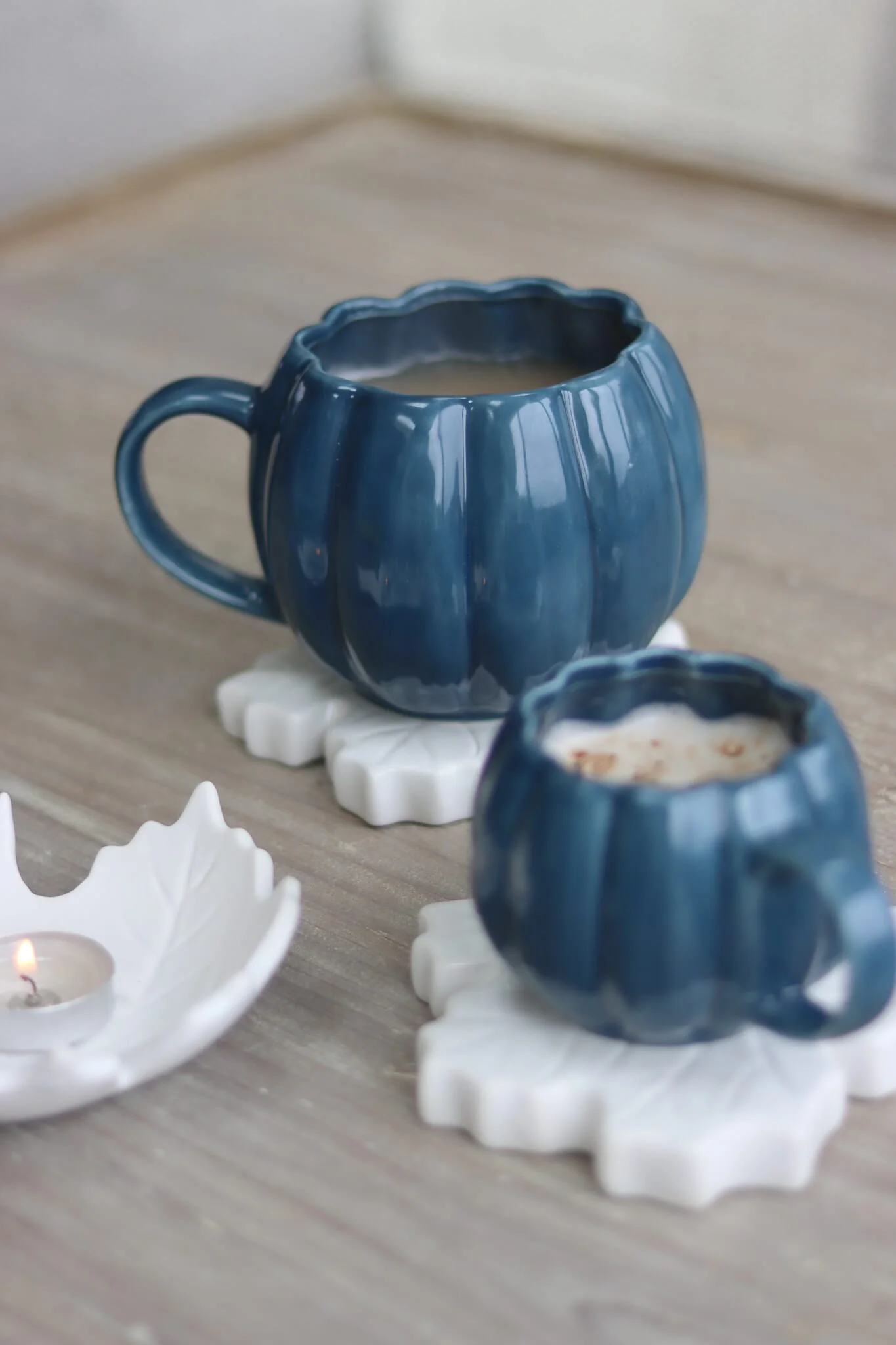 Large Pumpkin Mug - Blue - Image 4