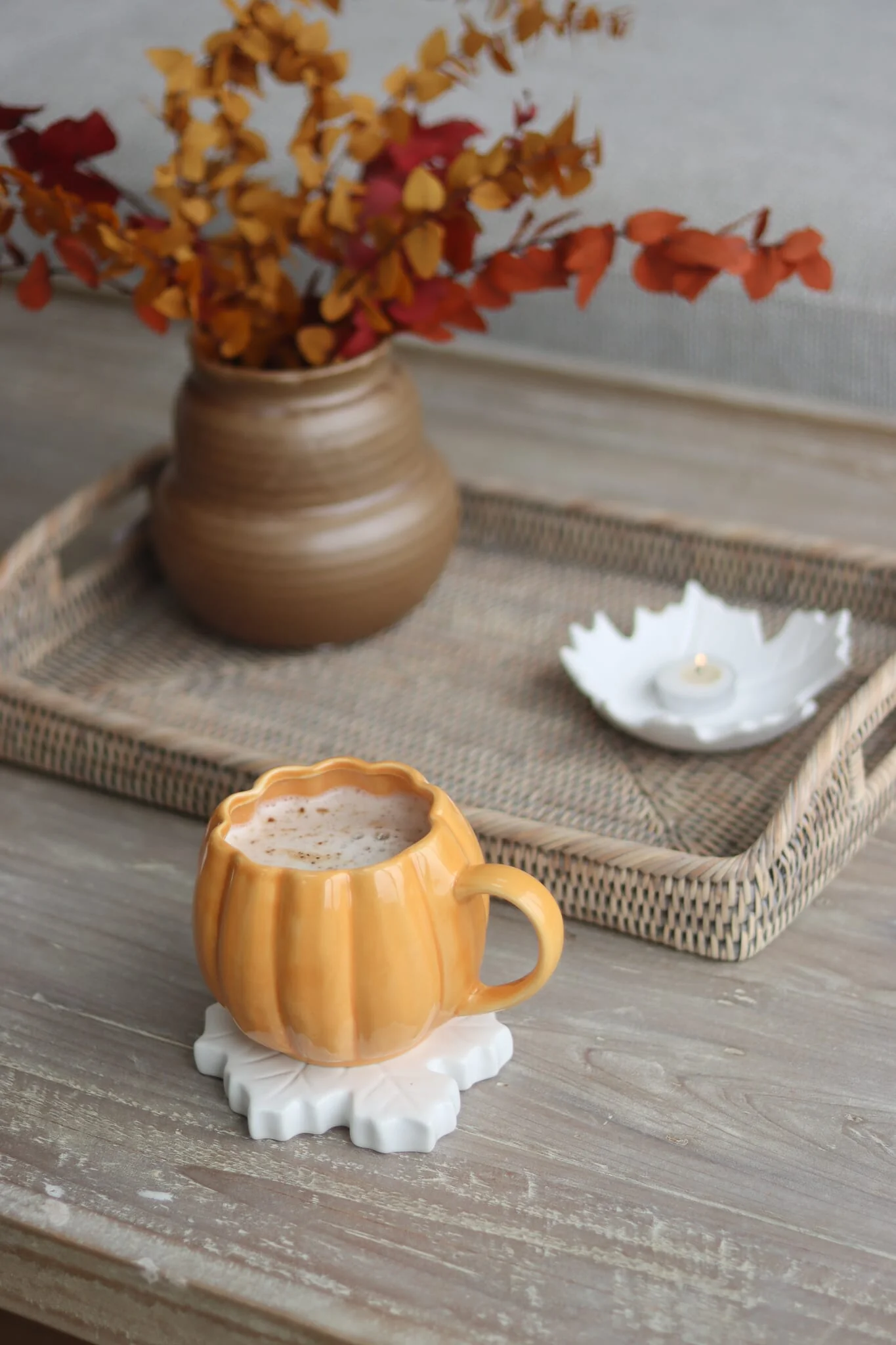 Large Pumpkin Mug - Ochre