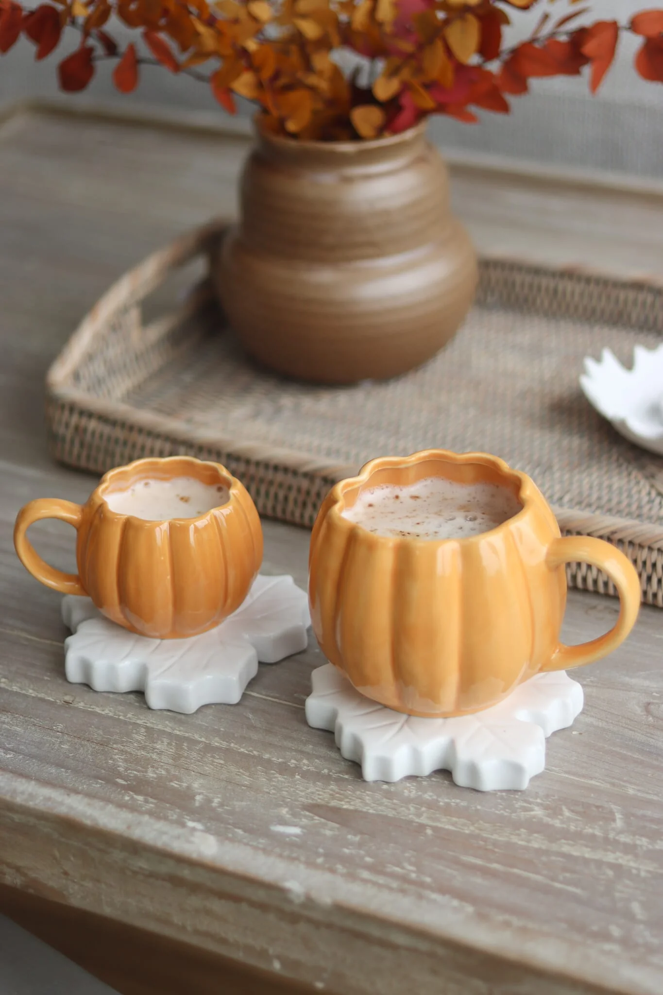 Large Pumpkin Mug - Ochre - Image 2